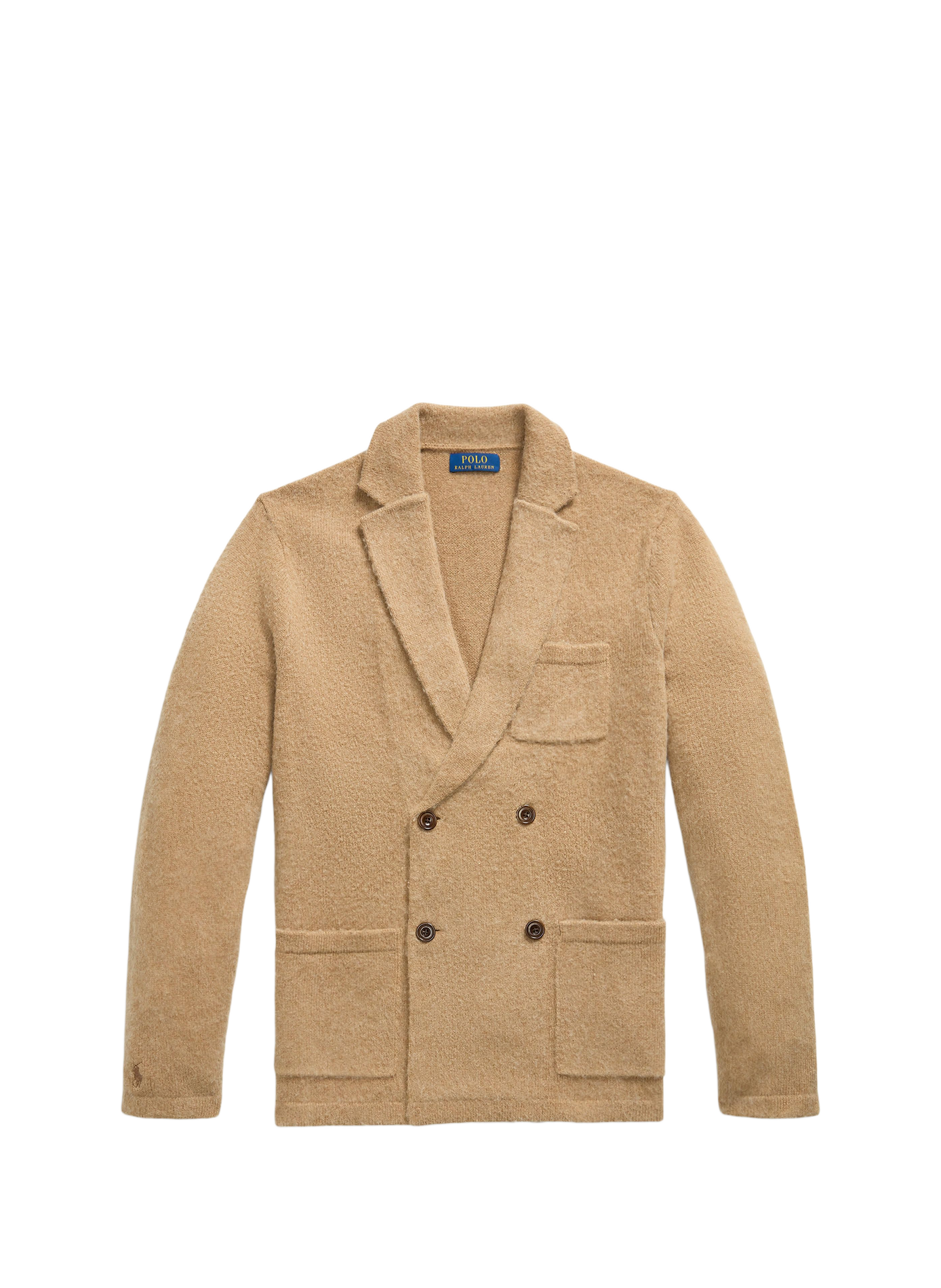 Pull droit en laine et cachemire mélangés POLO RALPH LAUREN Beige