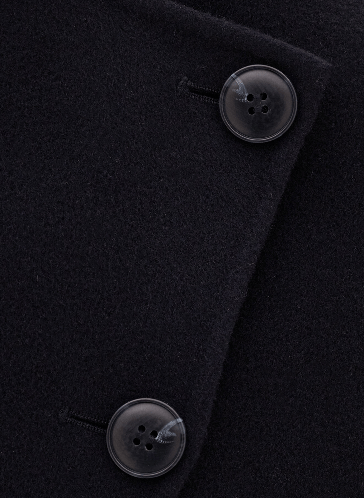 Manteau court ample en laine mélangée kemelia | Bleu BA&SH Femme
