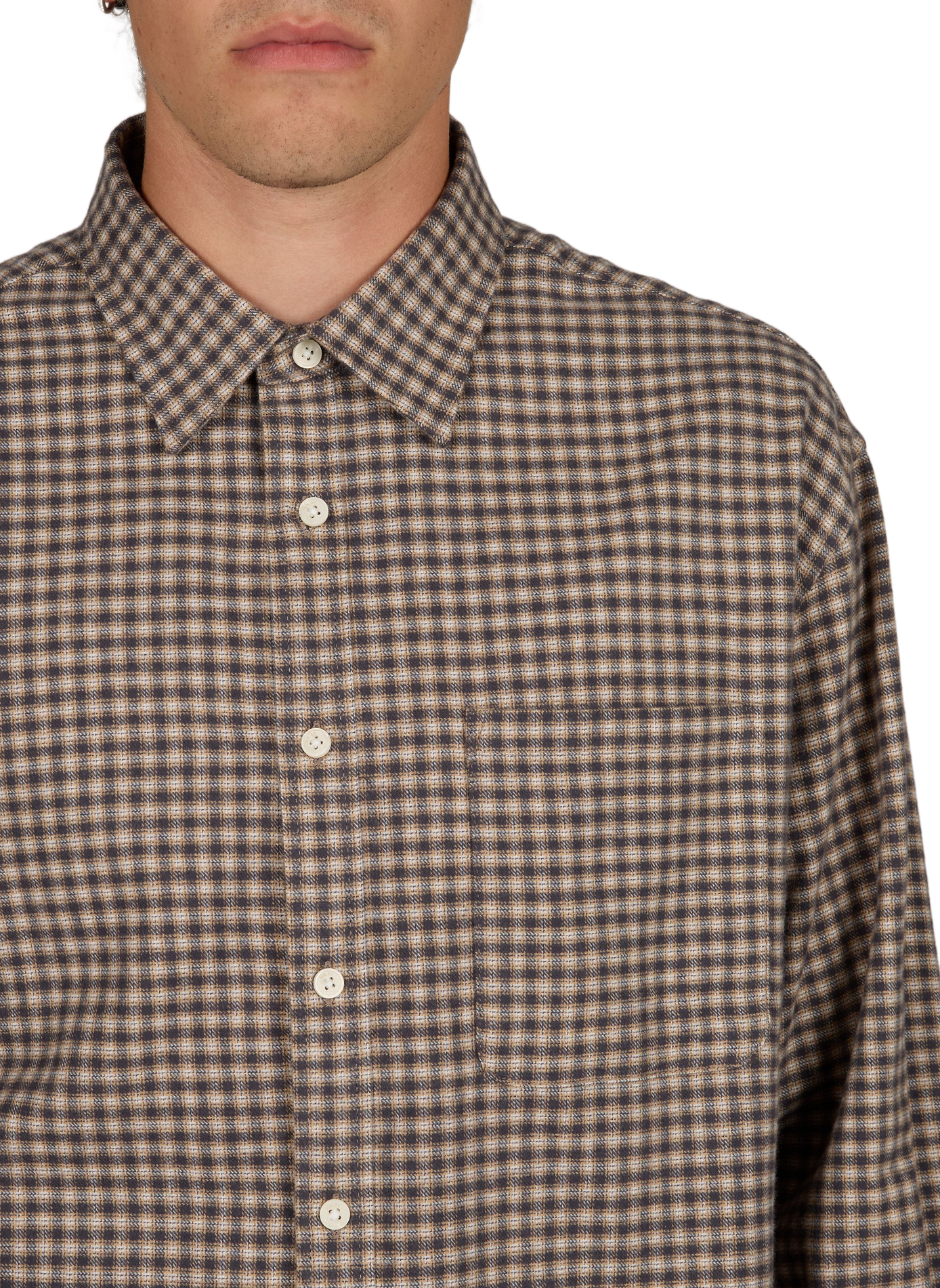 Rechte geruite blouse NN.07 Veelkleurig