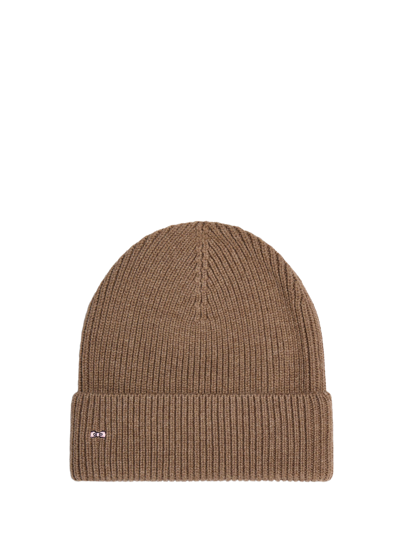 Bonnet à logo en laine et coton EDEN PARK Braun