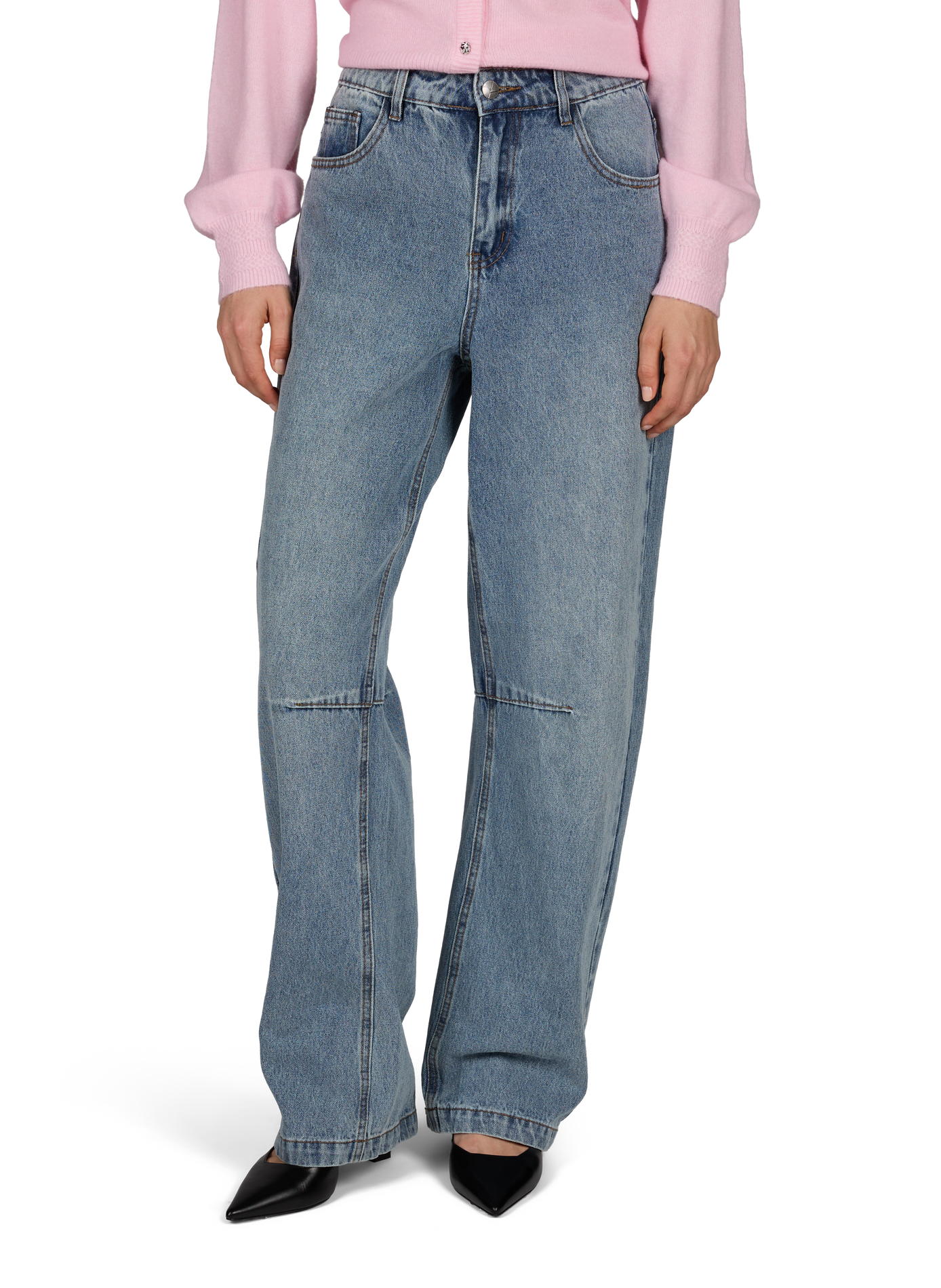 Weite Jeans ROUGE EDIT Blau