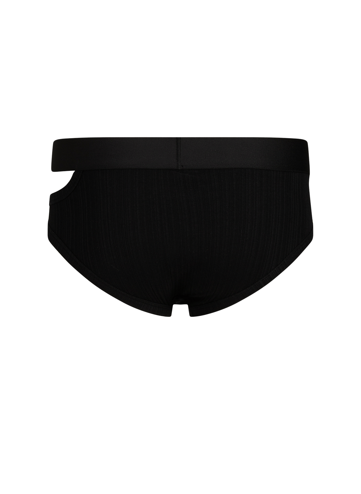 Plain briefs with cut-out details LOUIS GABRIEL NOUCHI Black