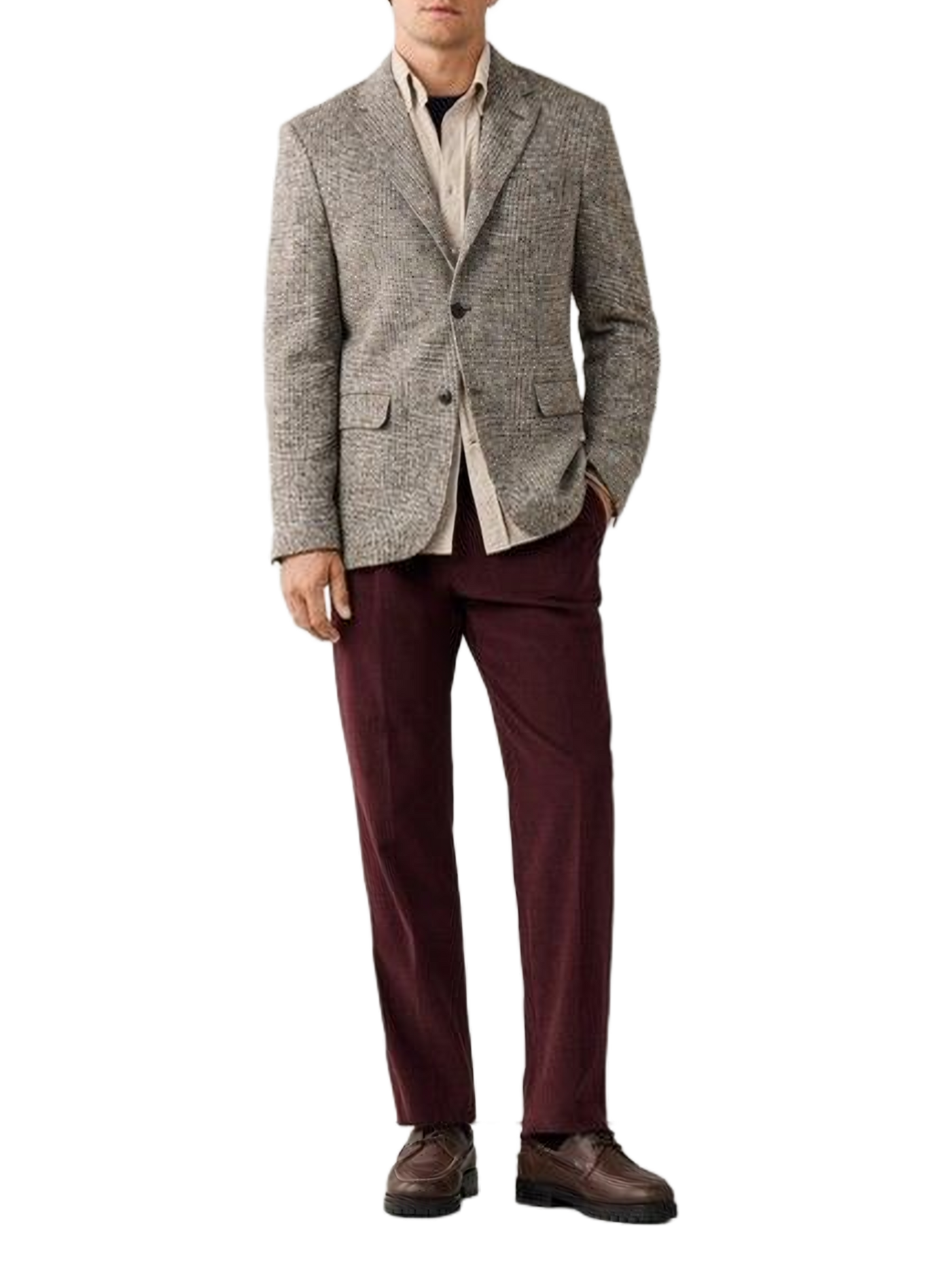 Cotton blazer FACONNABLE Beige