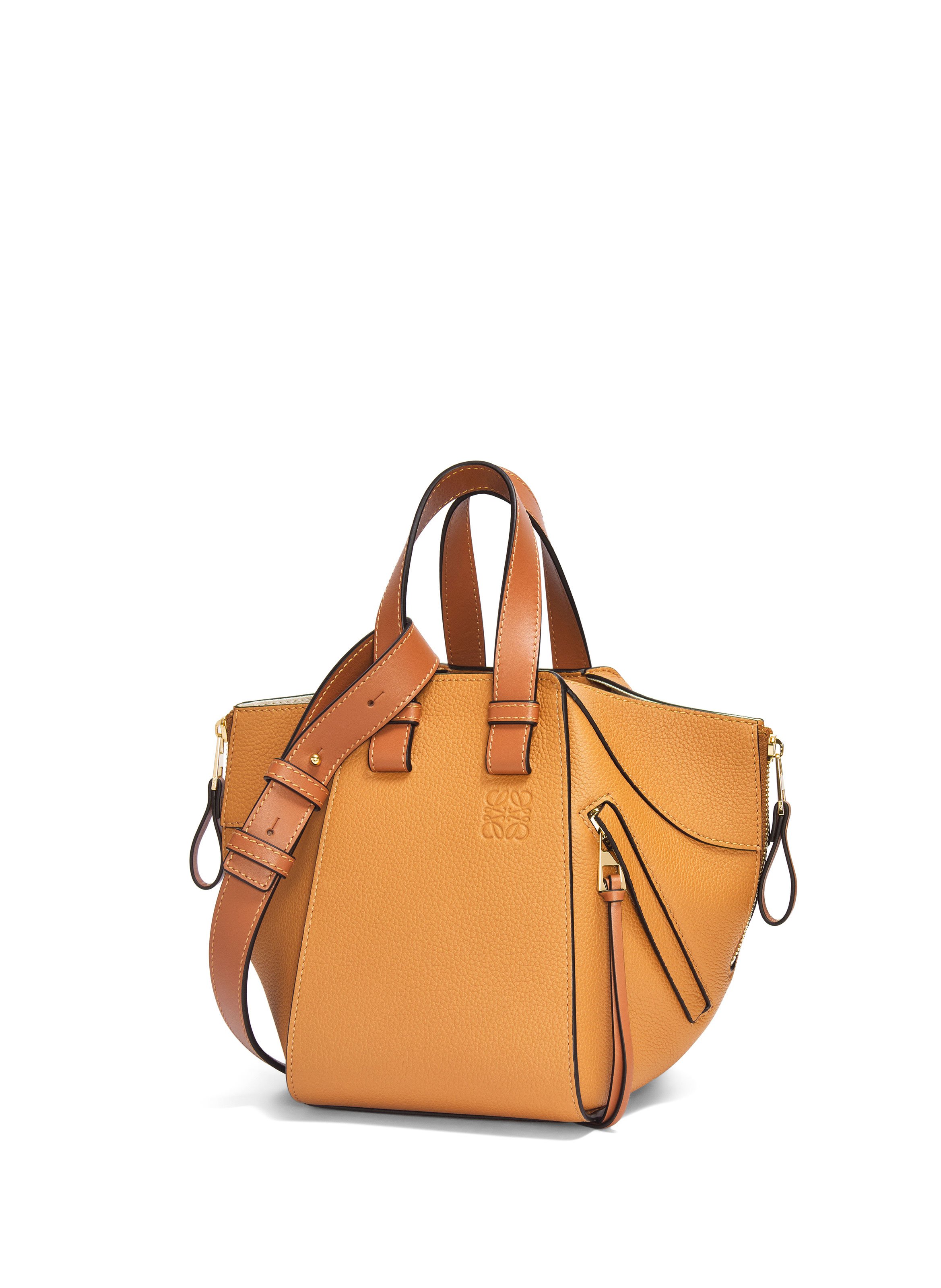 Sac bandoulière Hammock Compact en cuir grainé