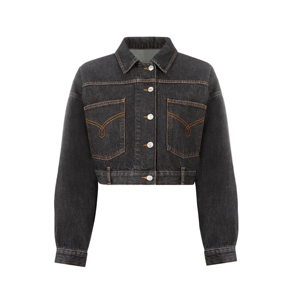 Veste en jean courte