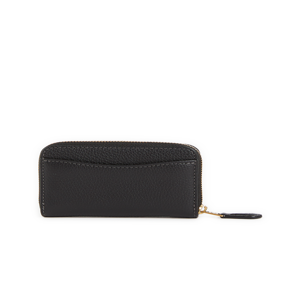Coach Leather Wallet In Black
