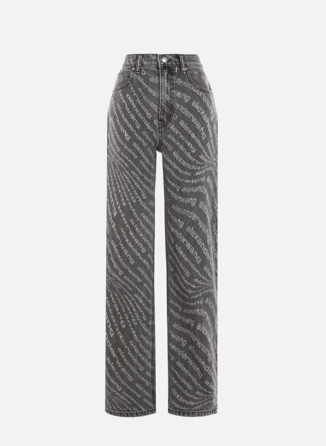 Straight jeans with ALEXANDER WANG logo
