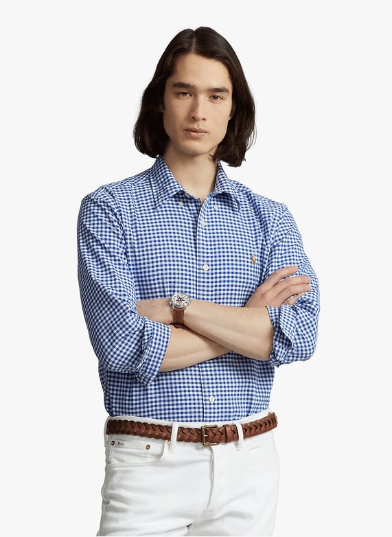 Chemise à carreaux | Bleu by POLO RALPH LAUREN Chemise à carreaux Bleu