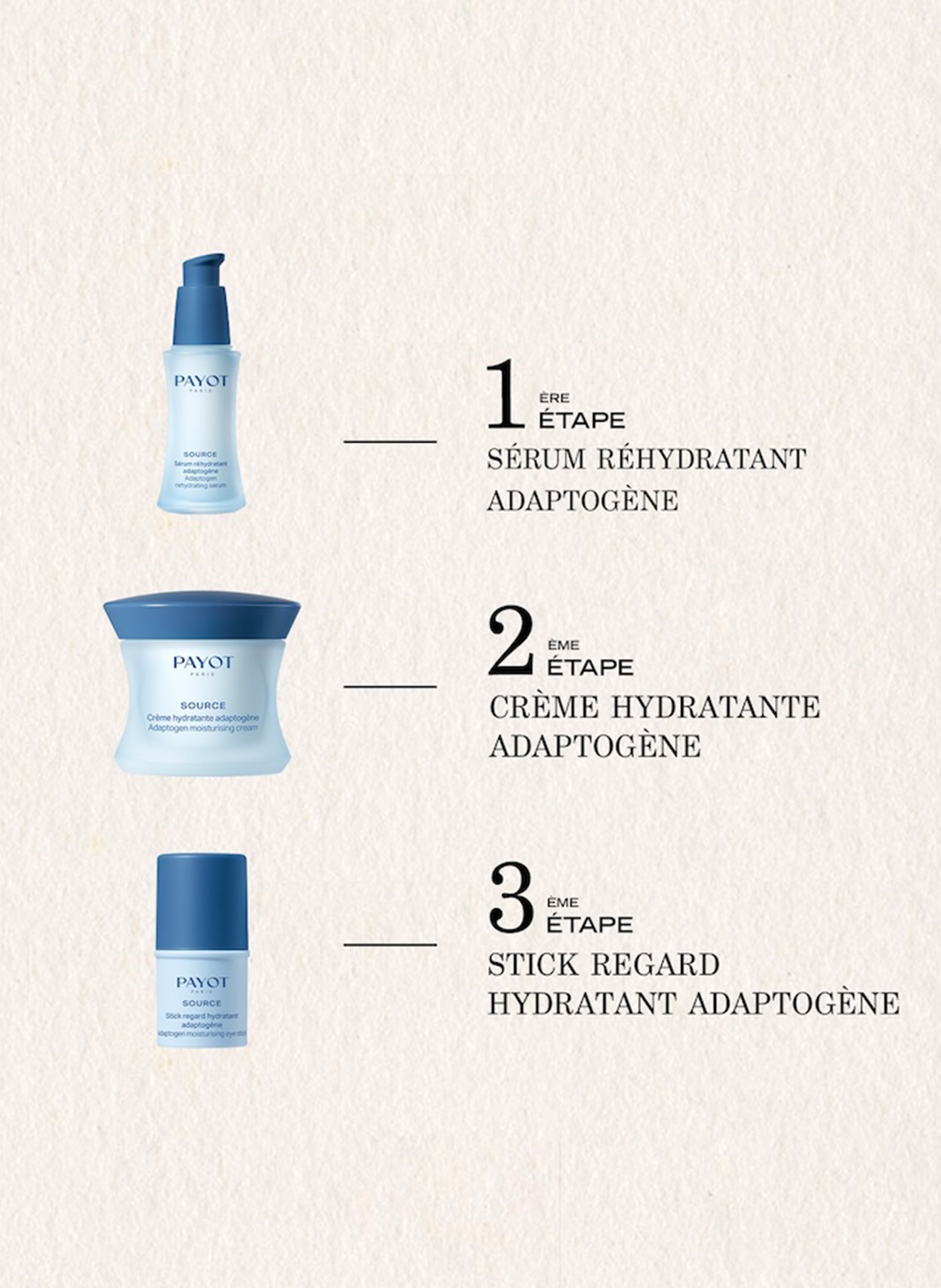 Source - Crème hydratante adaptogène PAYOT No color