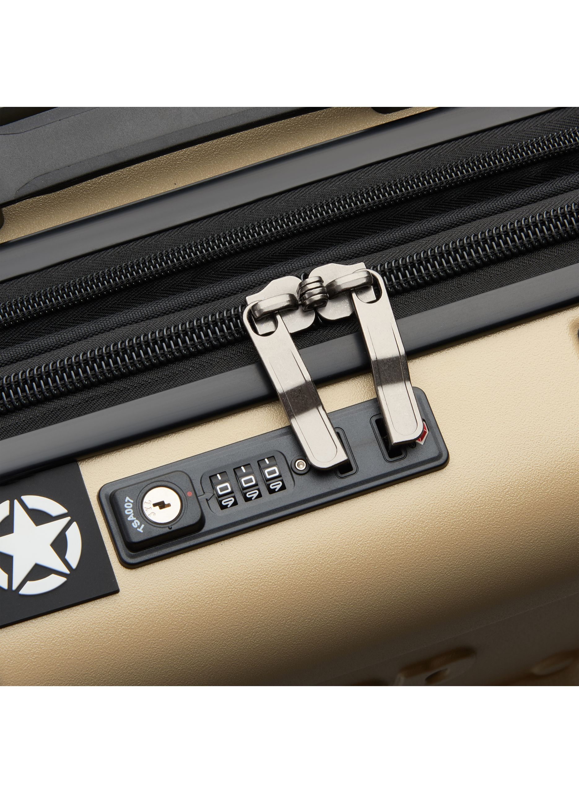 Valise cabine rigide taille s - jh002b JEEP Beige