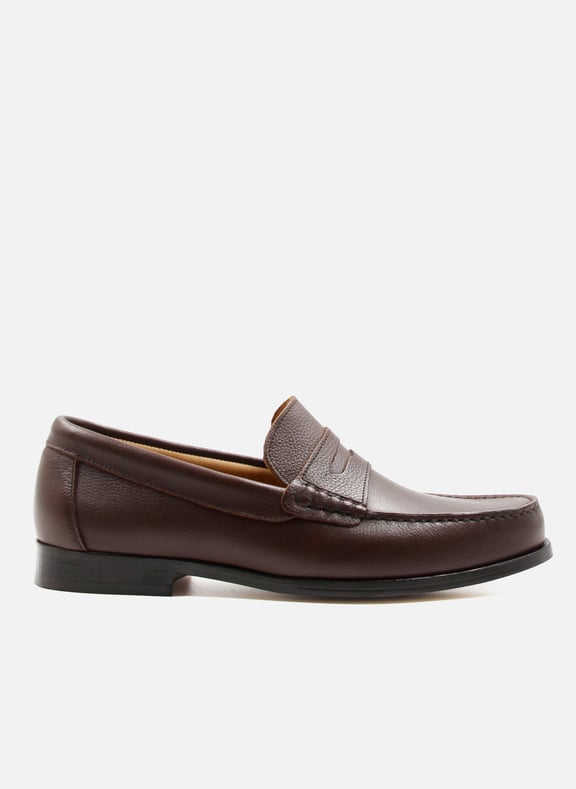 Mocassins urbains cuir grainé Marron by JULES & JENN JULES & JENN Mocassins urbains cuir grainé Marron