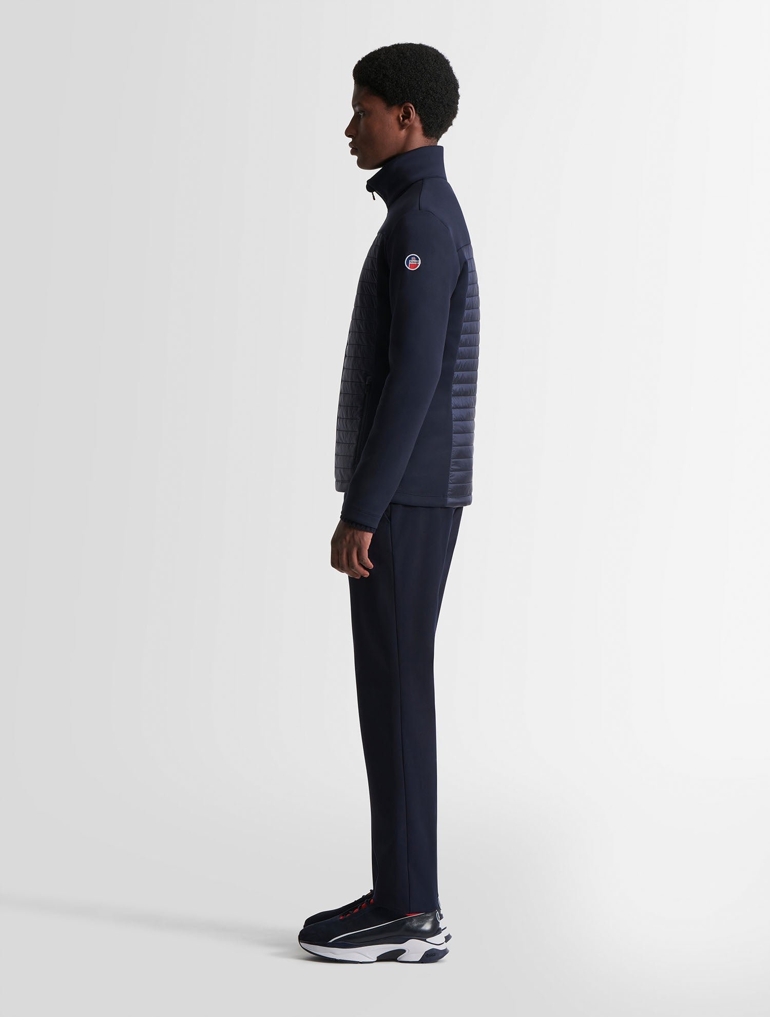 Veste légère aspon col montant coupe ajustée FUSALP Bleu