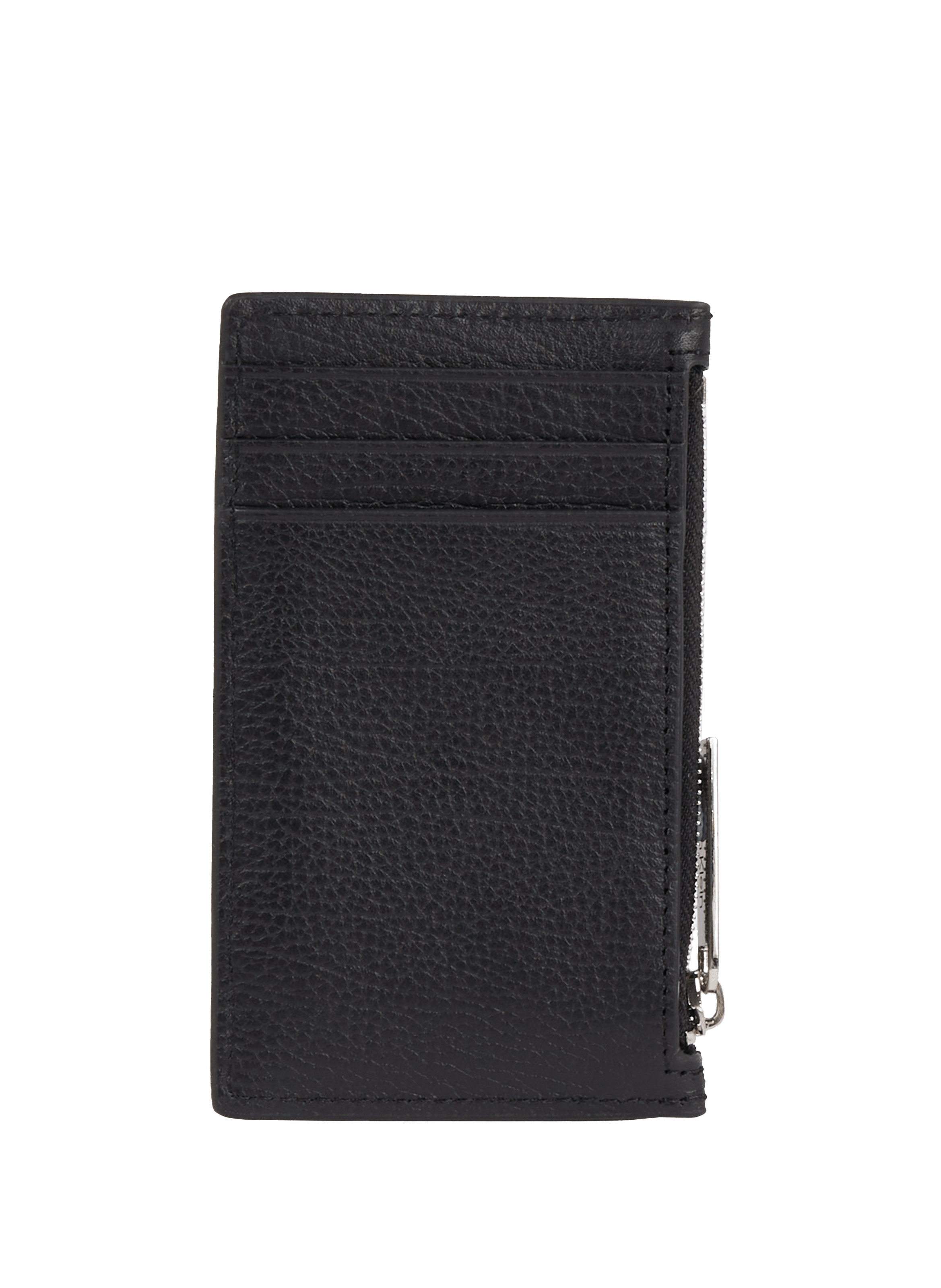 Porte-cartes en cuir  CALVIN KLEIN Noir