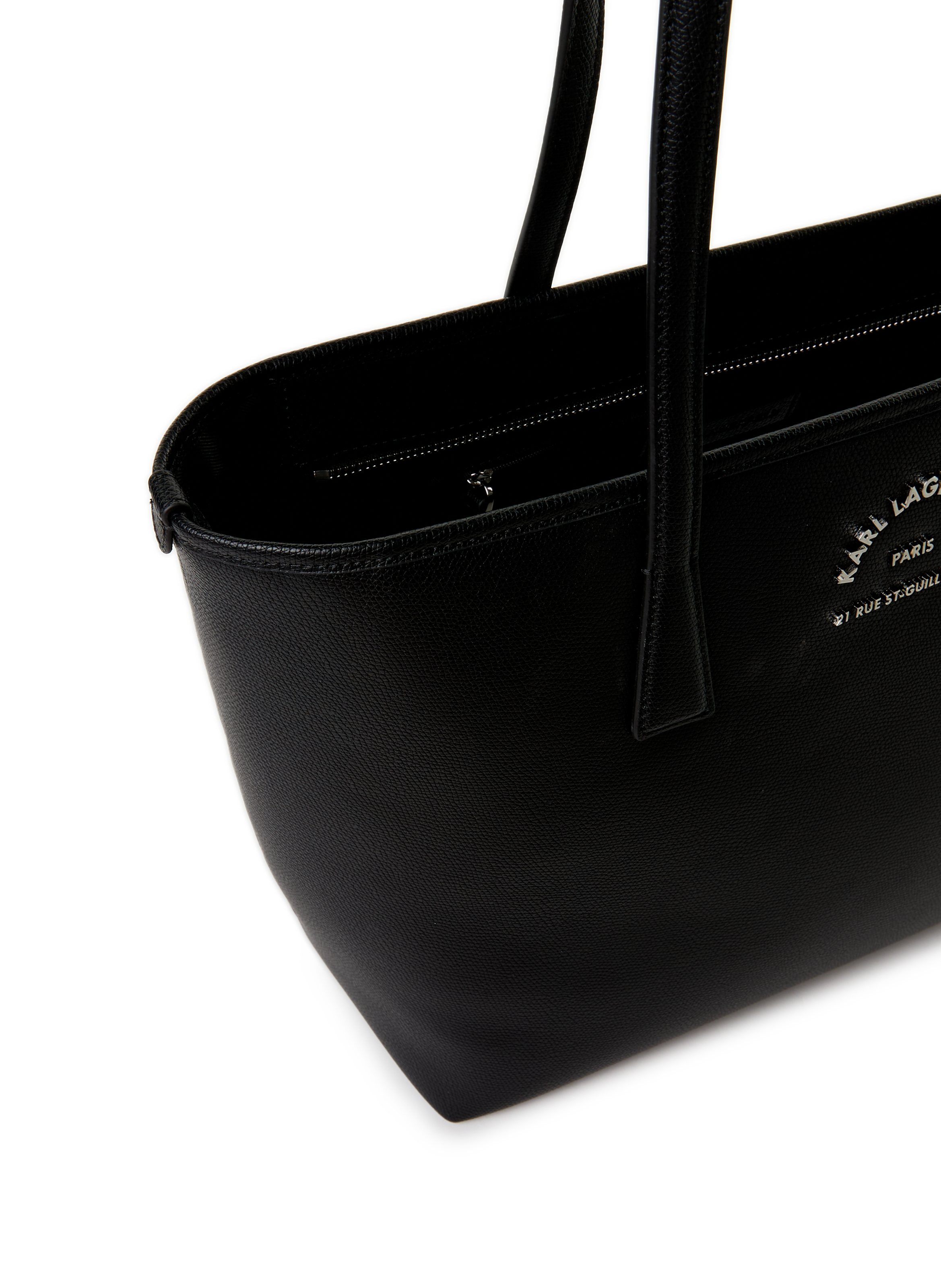 Sac à main à logo KARL LAGERFELD Noir