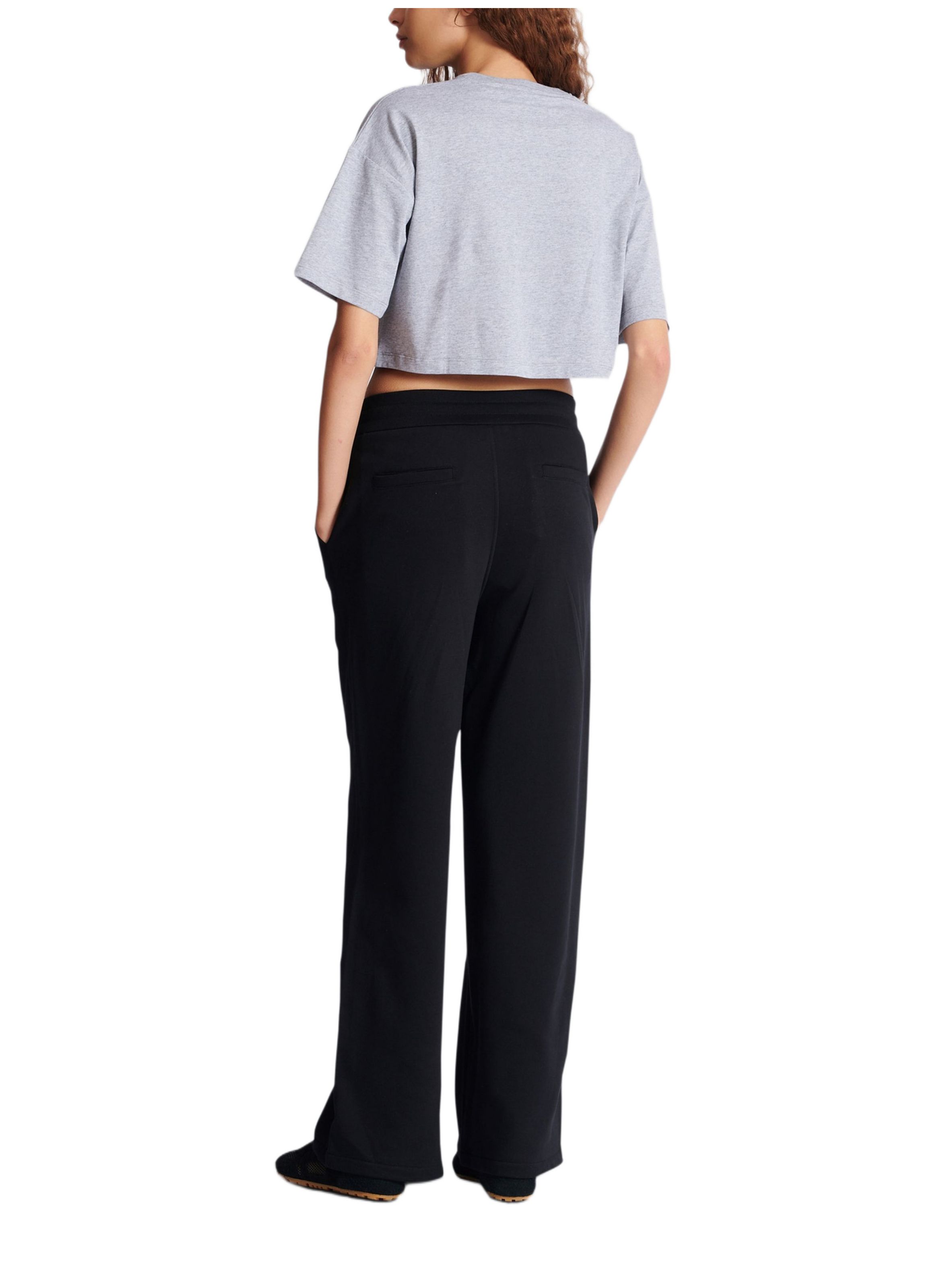 T-shirt court ample avec imprimé balmain BALMAIN Gris