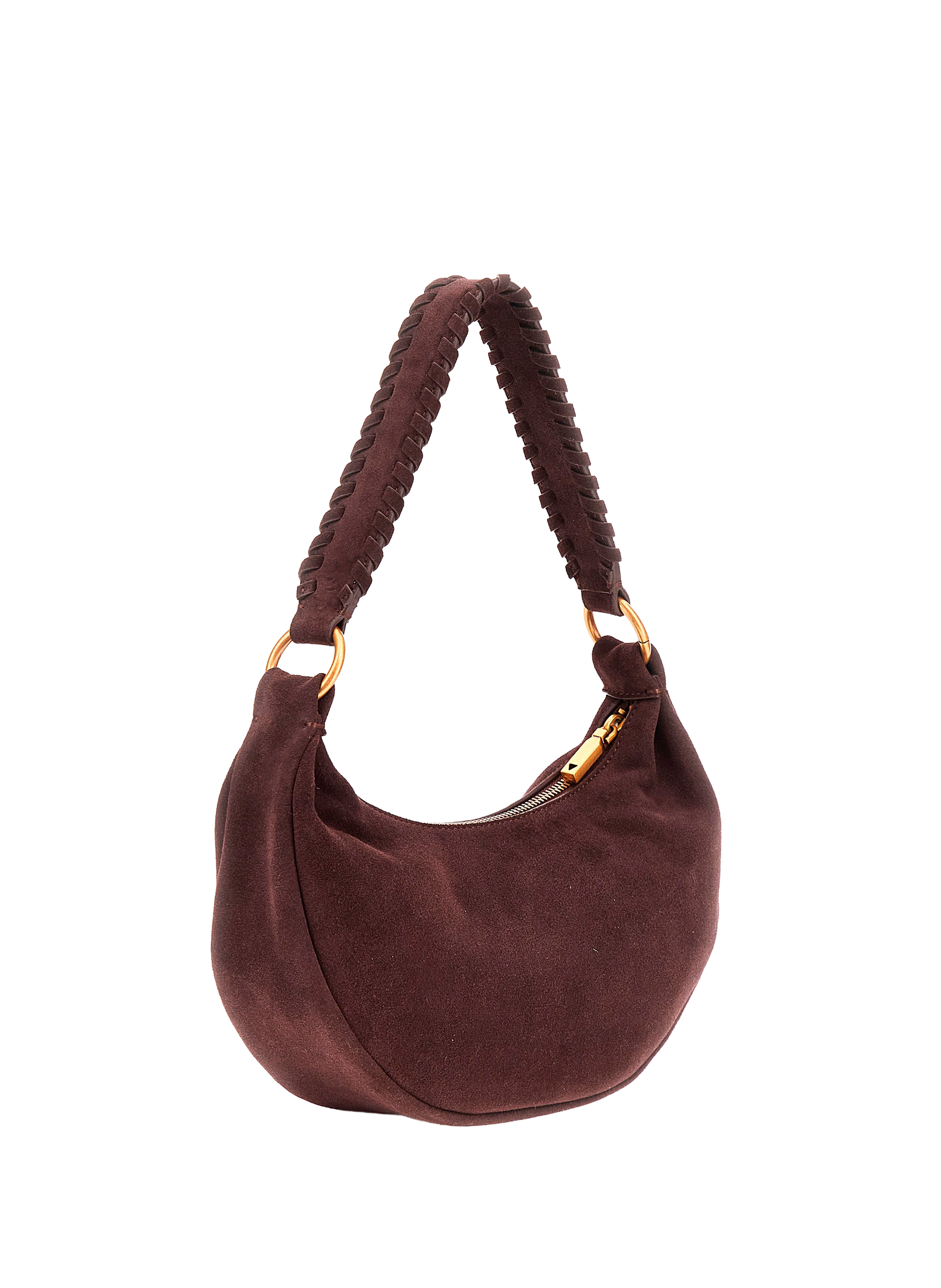Boho leather handbag Amita GUESS Brown