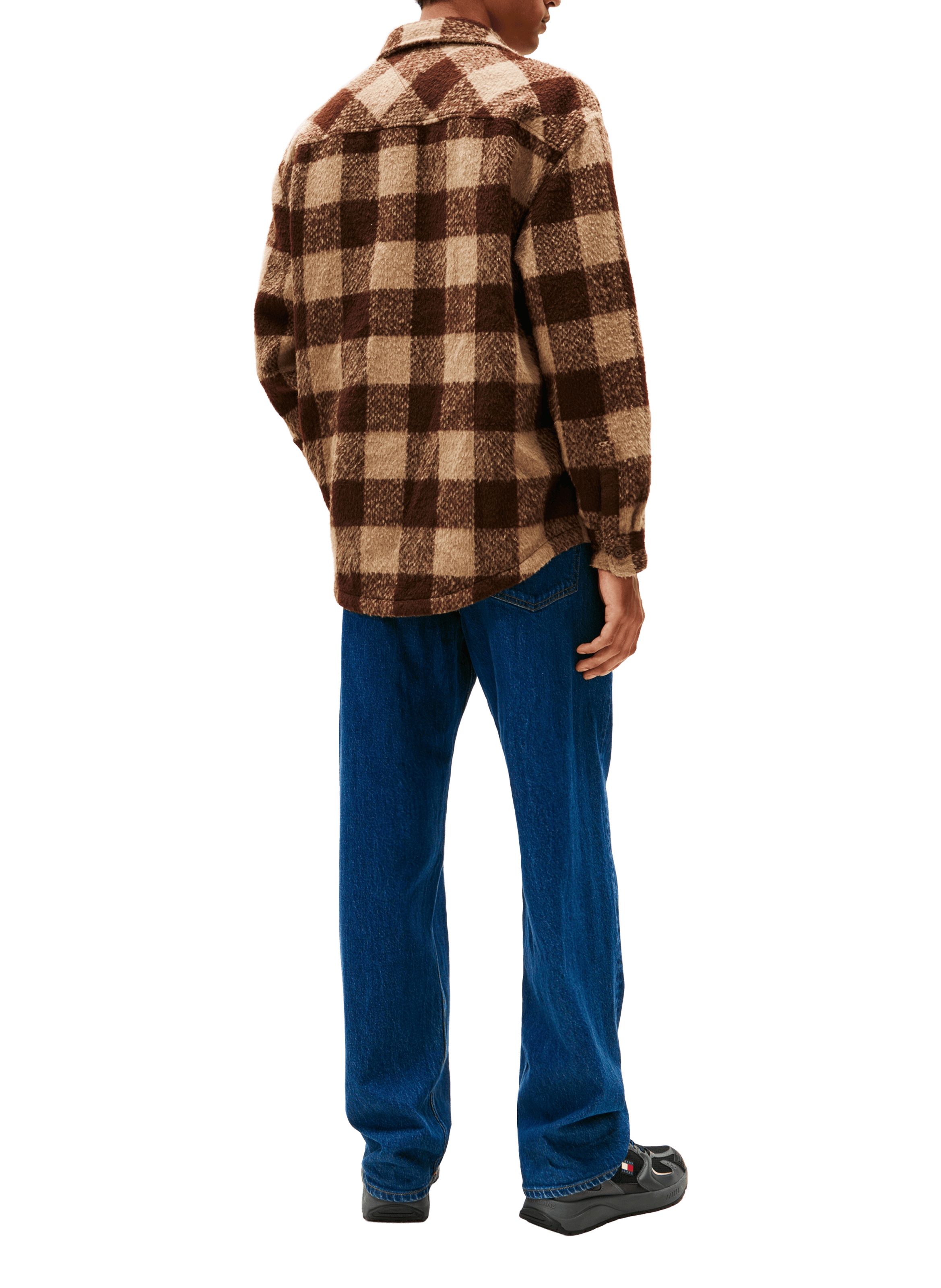 Oversized checked shirt-jacket TOMMY HILFIGER Multicolour