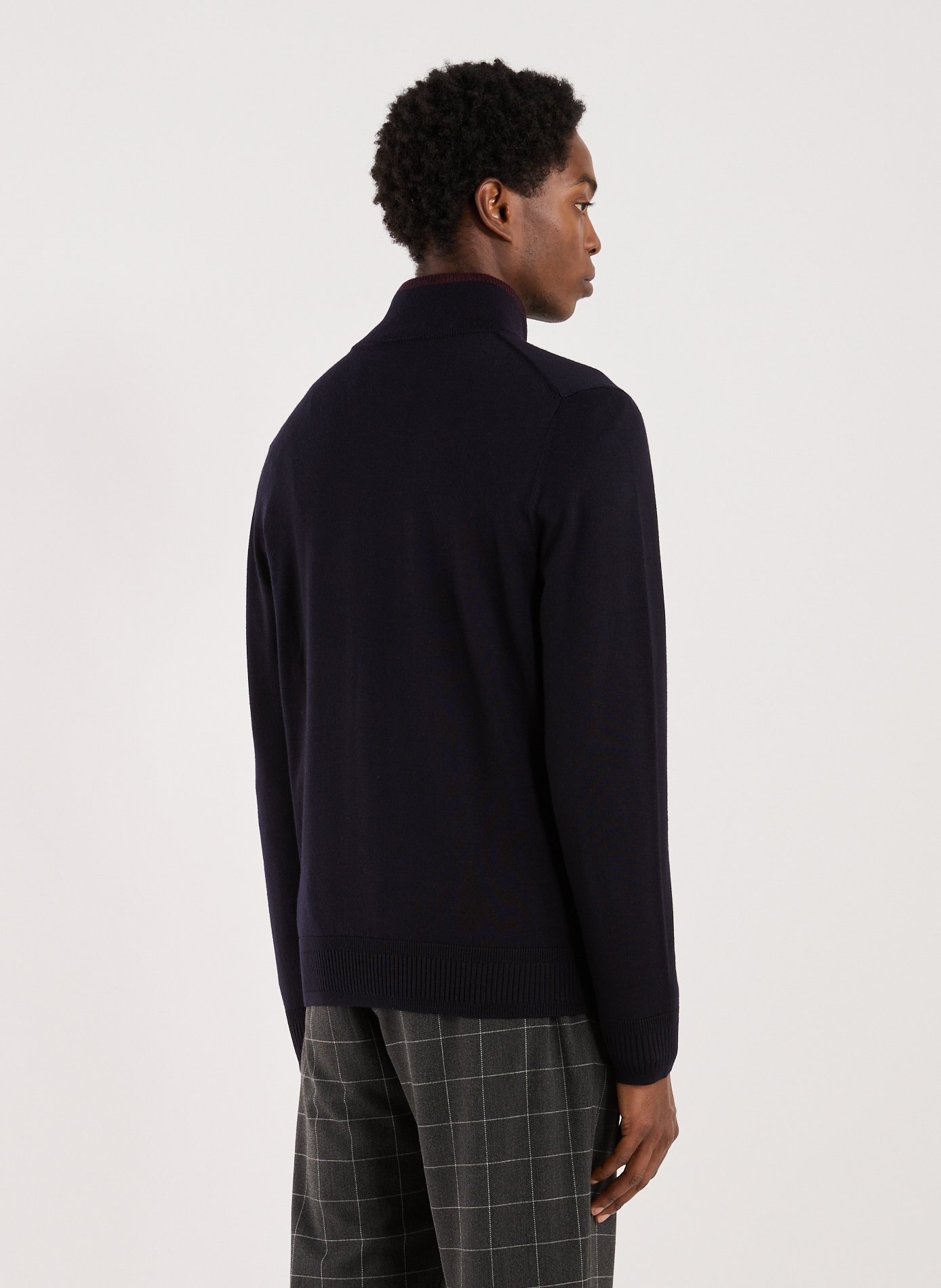 Merino wool high-neck sweater PAUL SMITH Blue