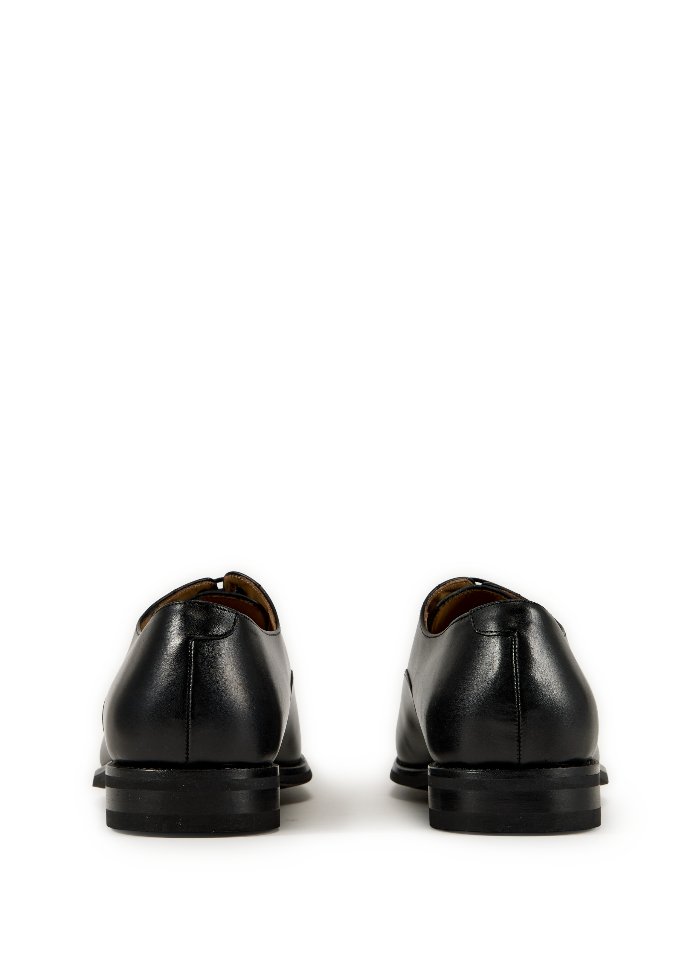 Derbies unies en cuir HACKETT Noir