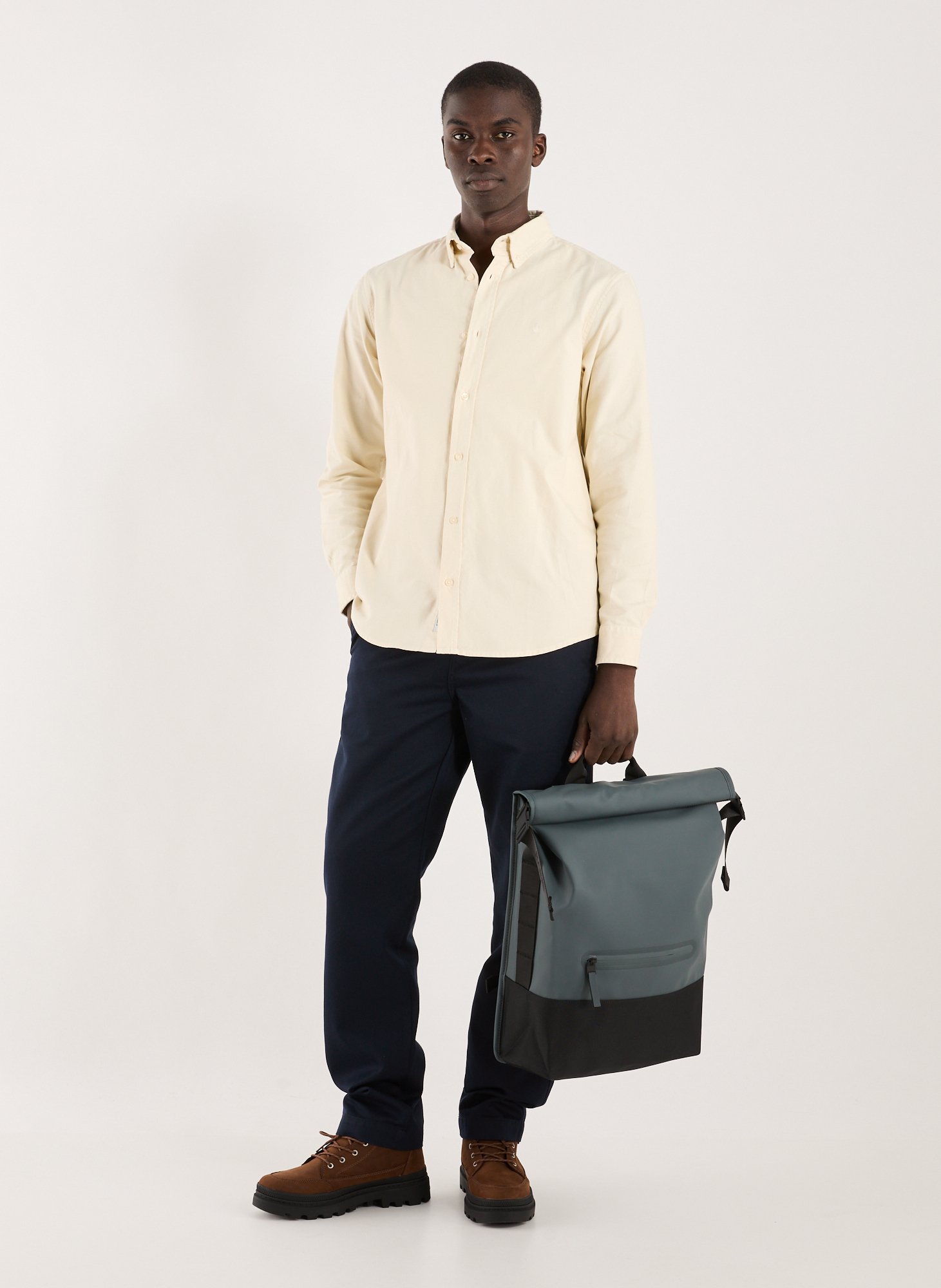 Sac à dos Trail Rolltop RAINS Bleu