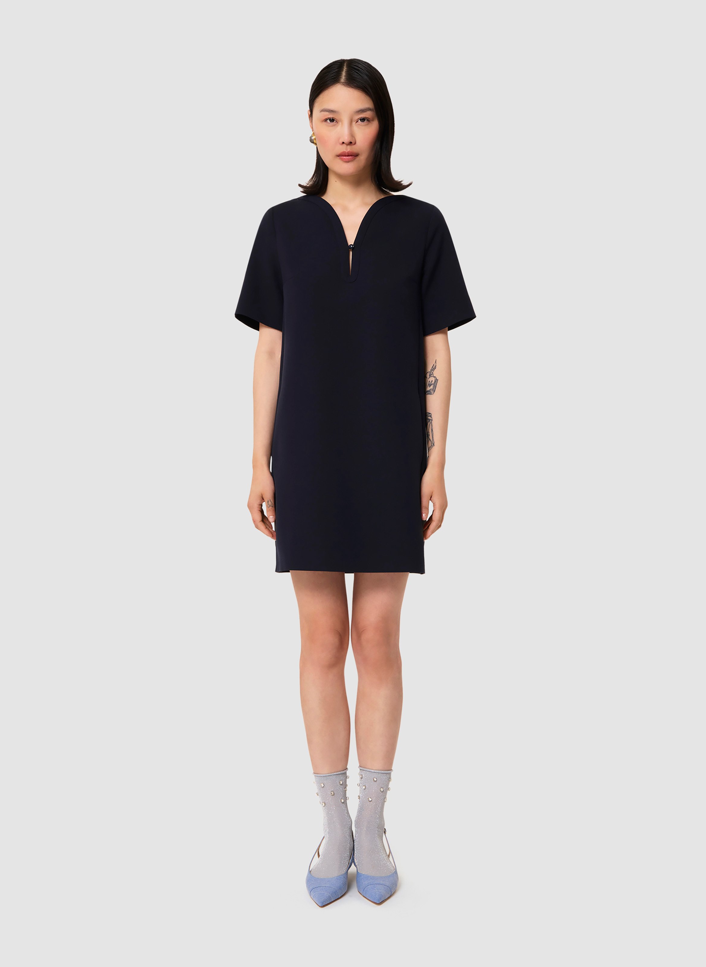 Robe ray TARA JARMON Bleu