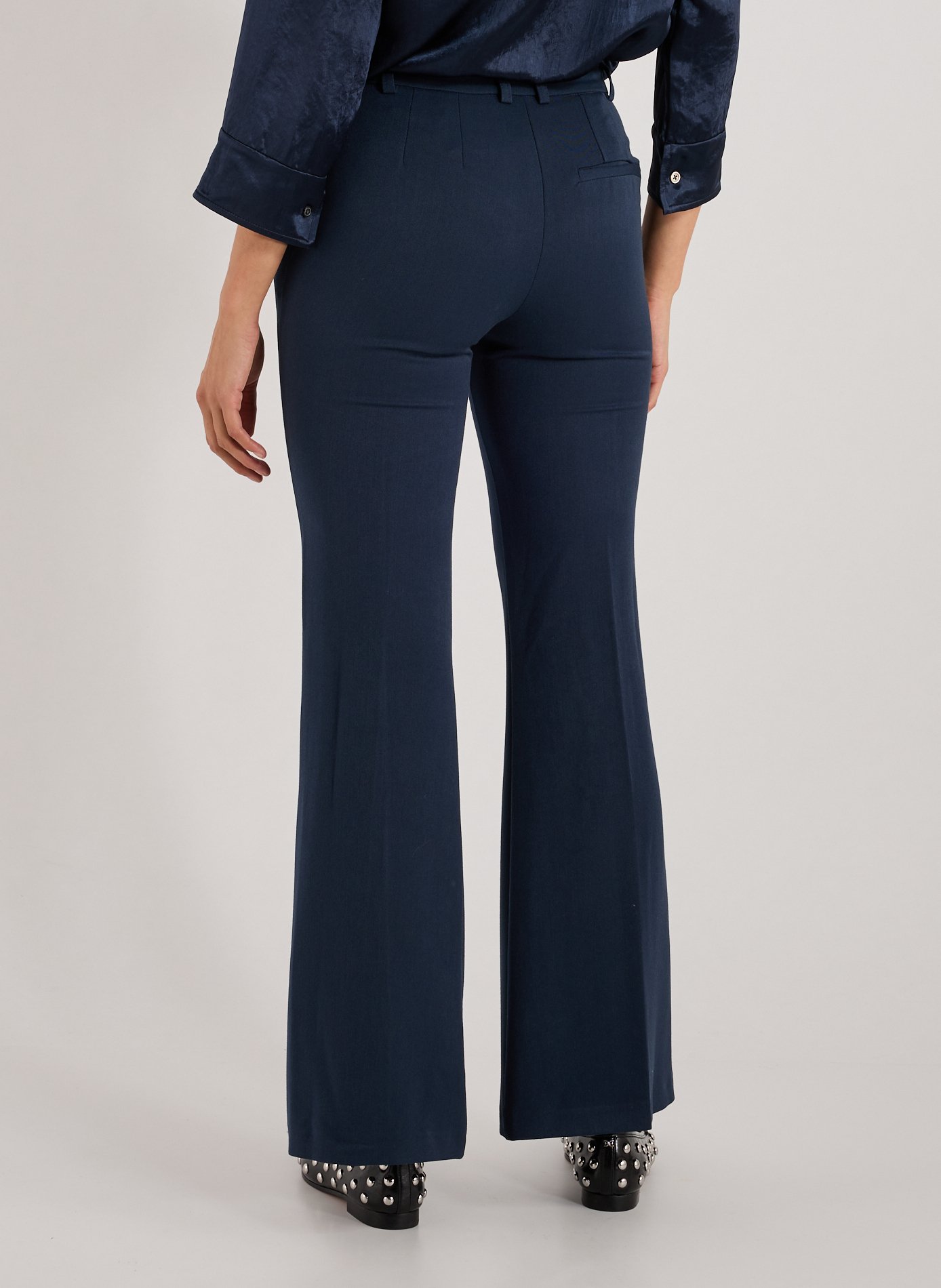 Pantalon flare  TOPSHOP Bleu