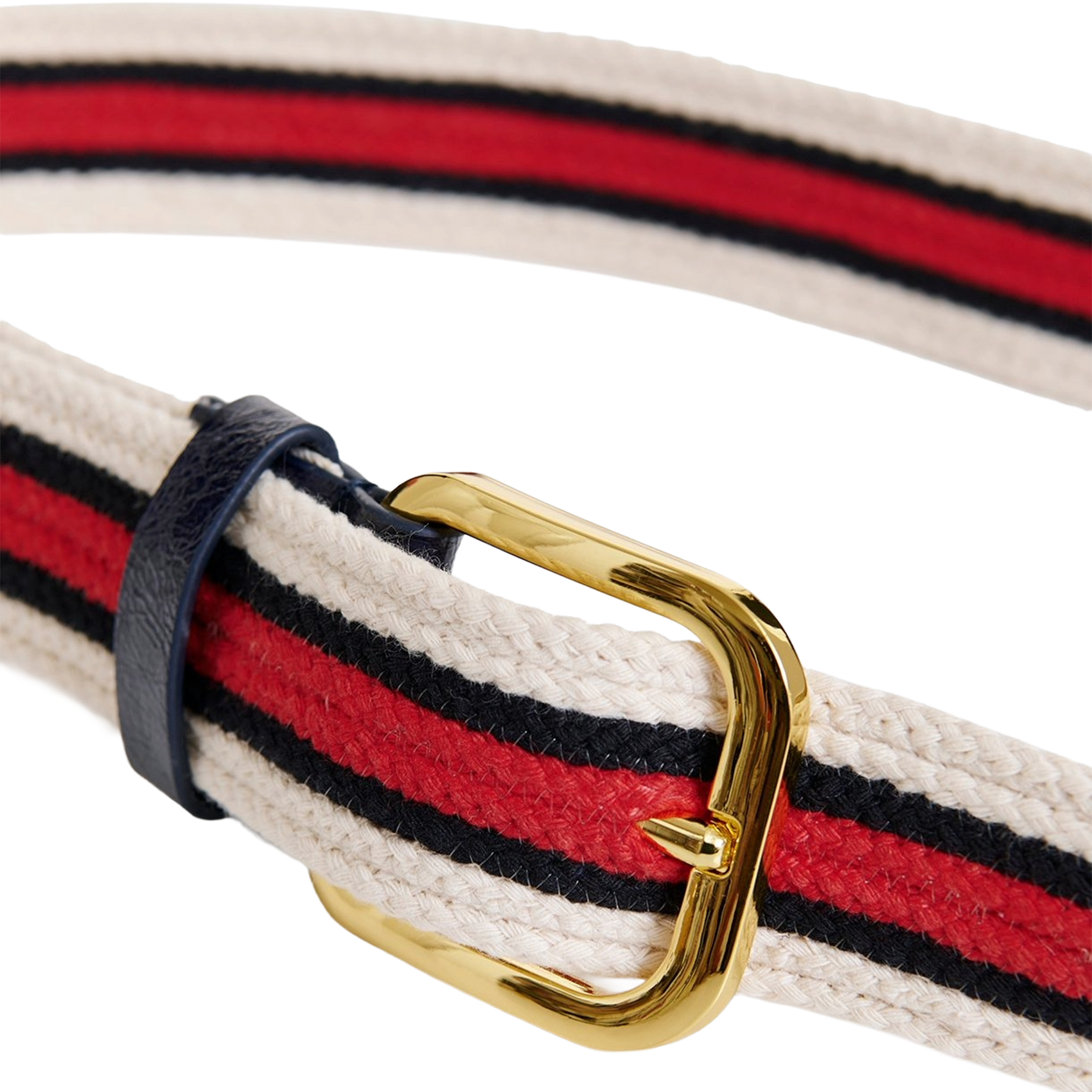 Ceinture en coton rayé jedance ESSENTIEL ANTWERP Rouge