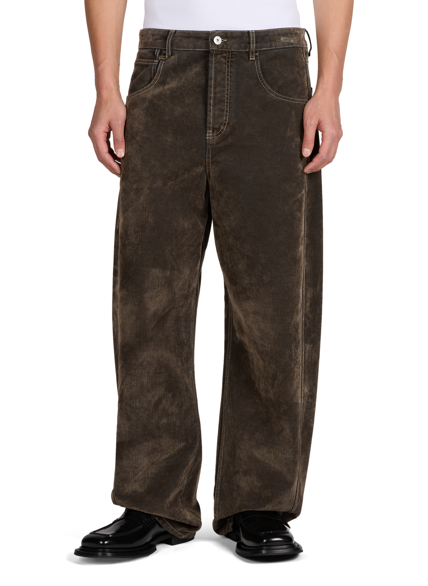 Velvet Denim Jeans Mirada JACQUEMUS Brown