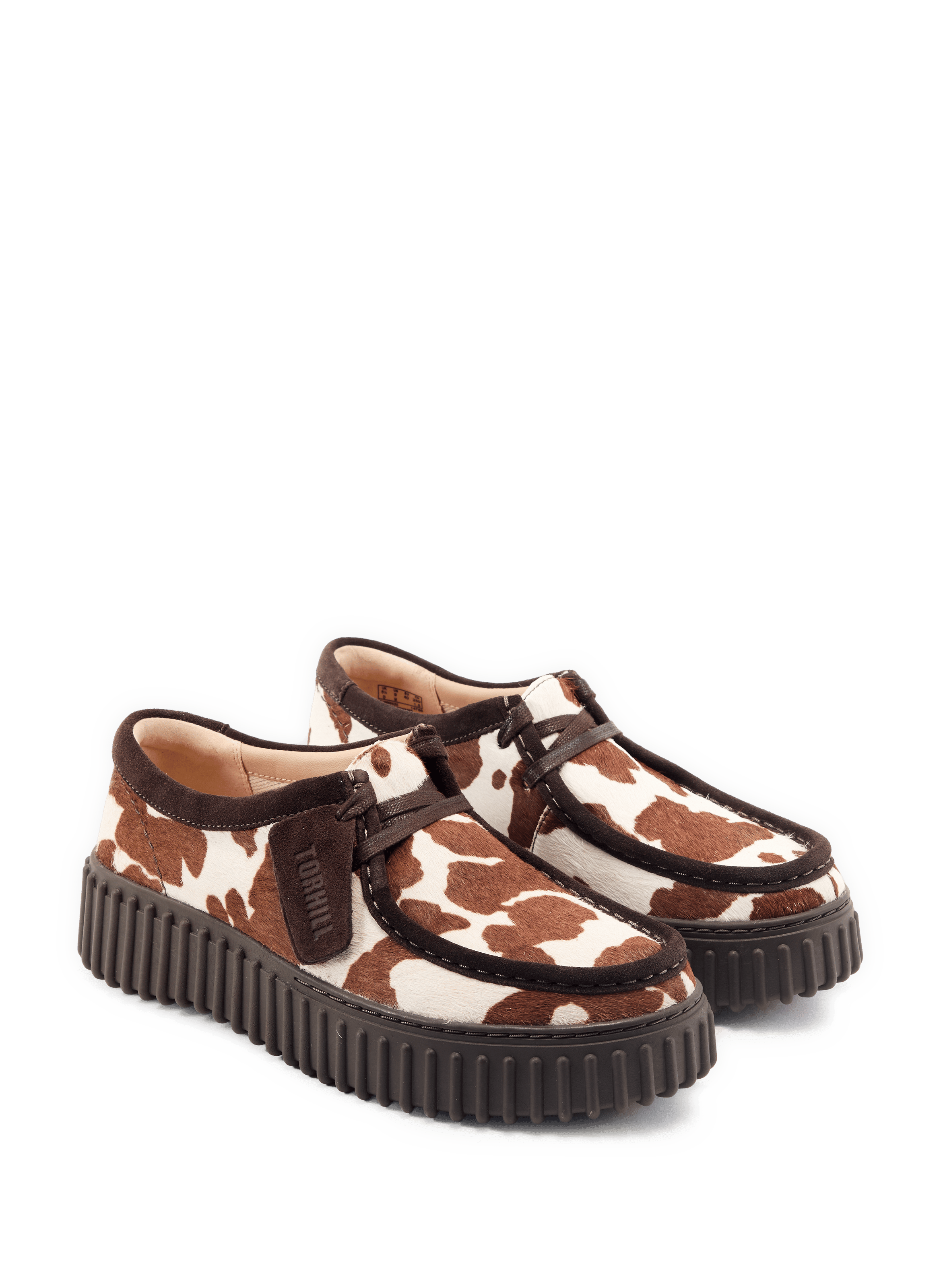 Torhill Bee cow leather derbies CLARKS Multicolour