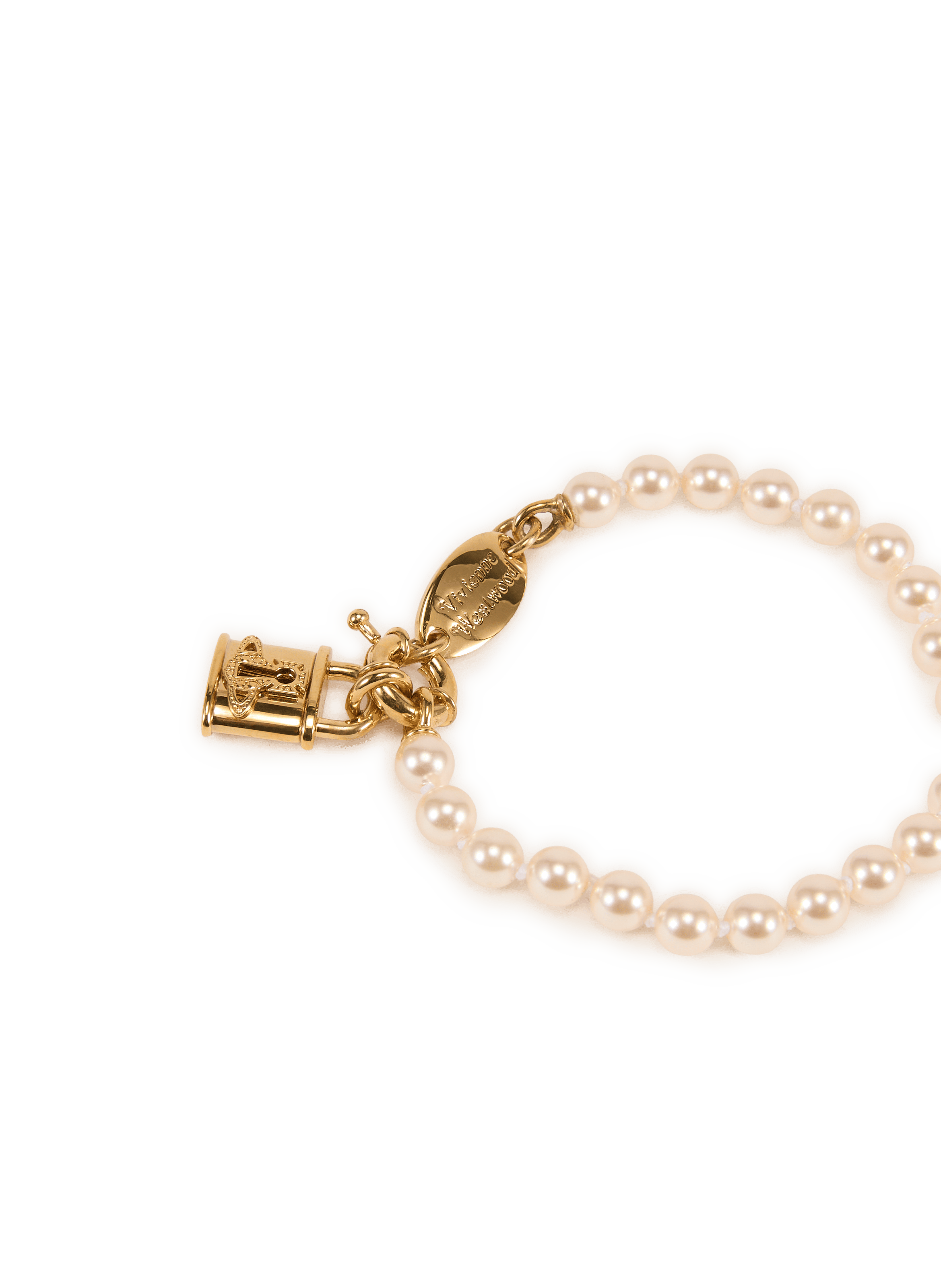 Celestia Beaded Bracelet VIVIENNE WESTWOOD Golden