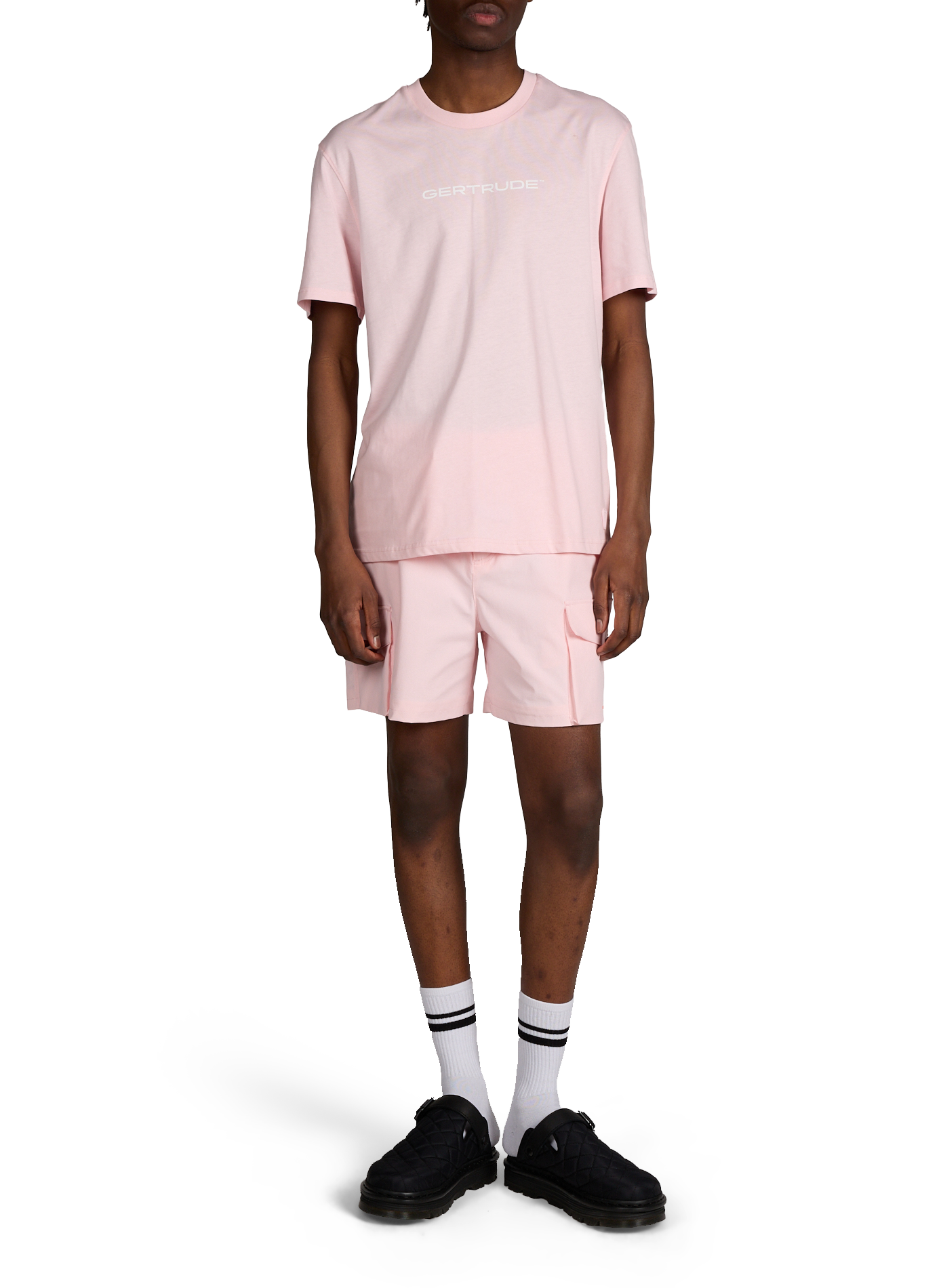 T-shirt col rond en coton GERTRUDE ET GASTON Rose