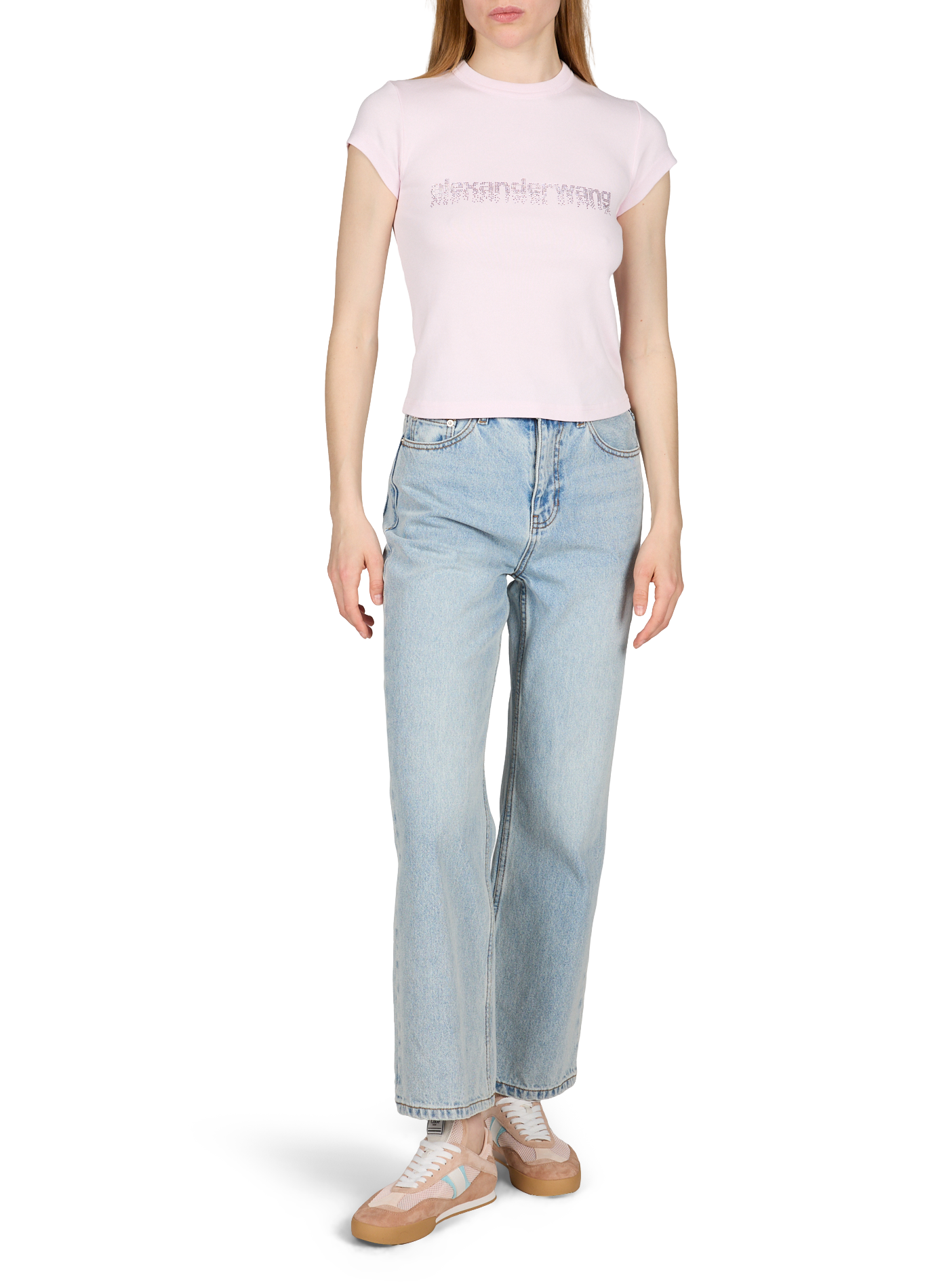 Top court à logo  ALEXANDER WANG Rose