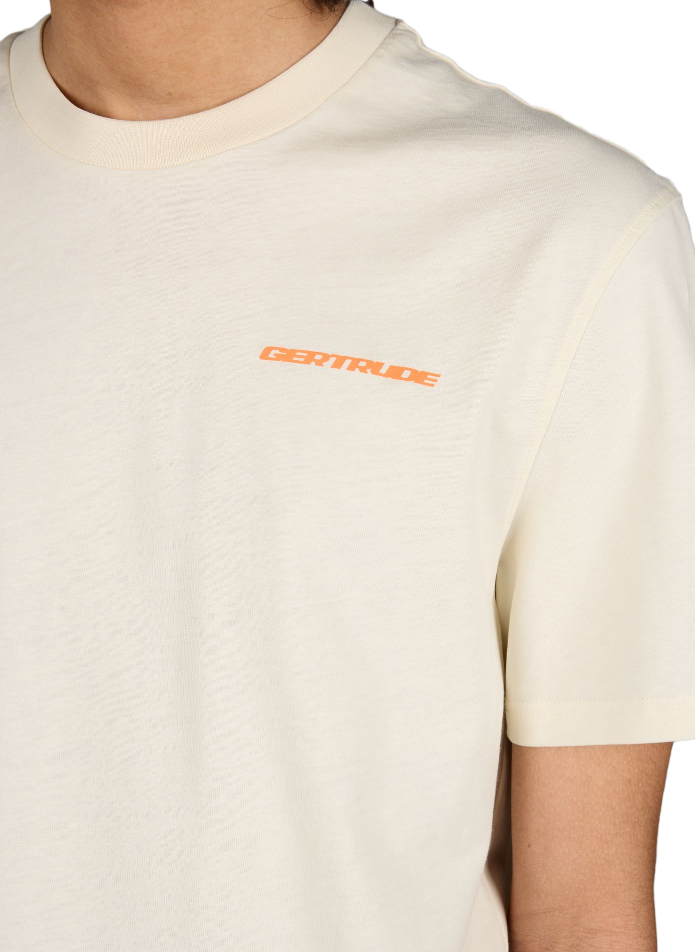 Straight cotton t-shirt GERTRUDE ET GASTON Beige