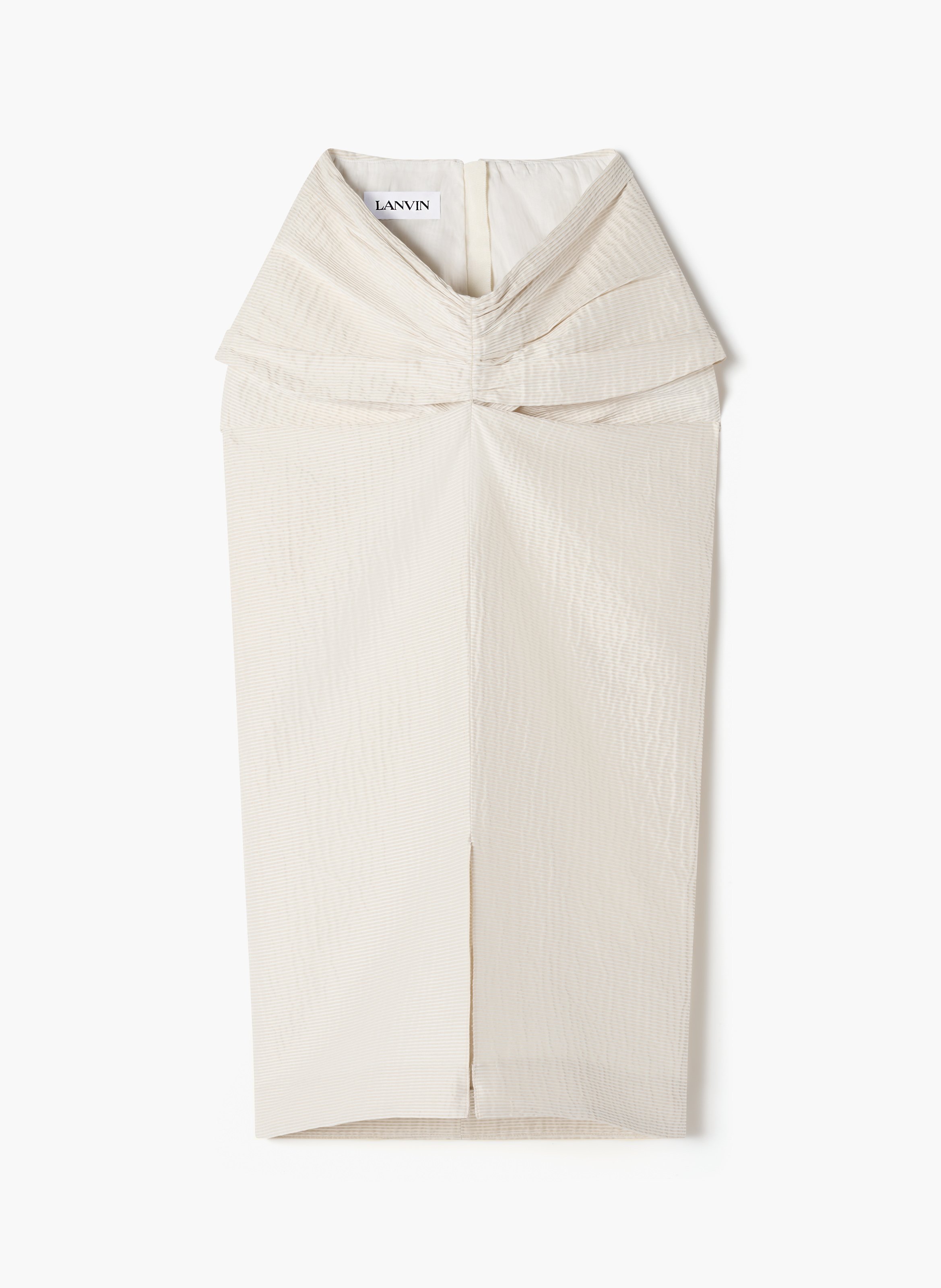 Jupe midi en jacquard LANVIN Blanc