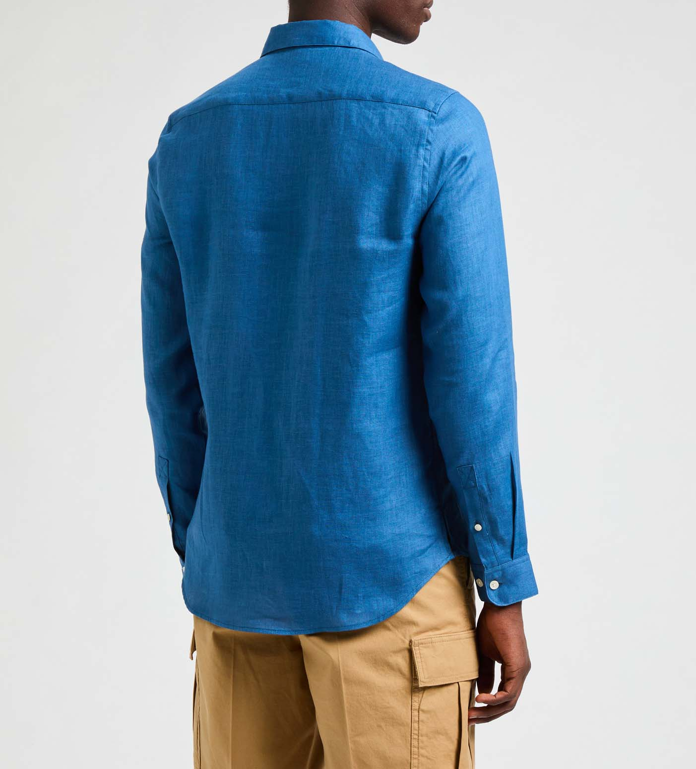 Chemise slim Flin-S en lin  AU PRINTEMPS PARIS Bleu