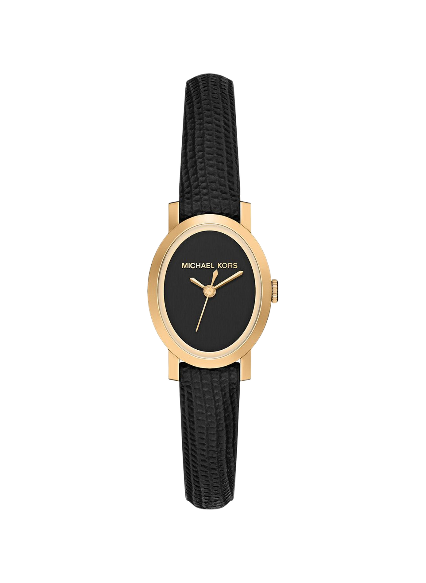Montre Quartz MAUDE avec bracelet en cuir MICHAEL KORS MONTRES Noir