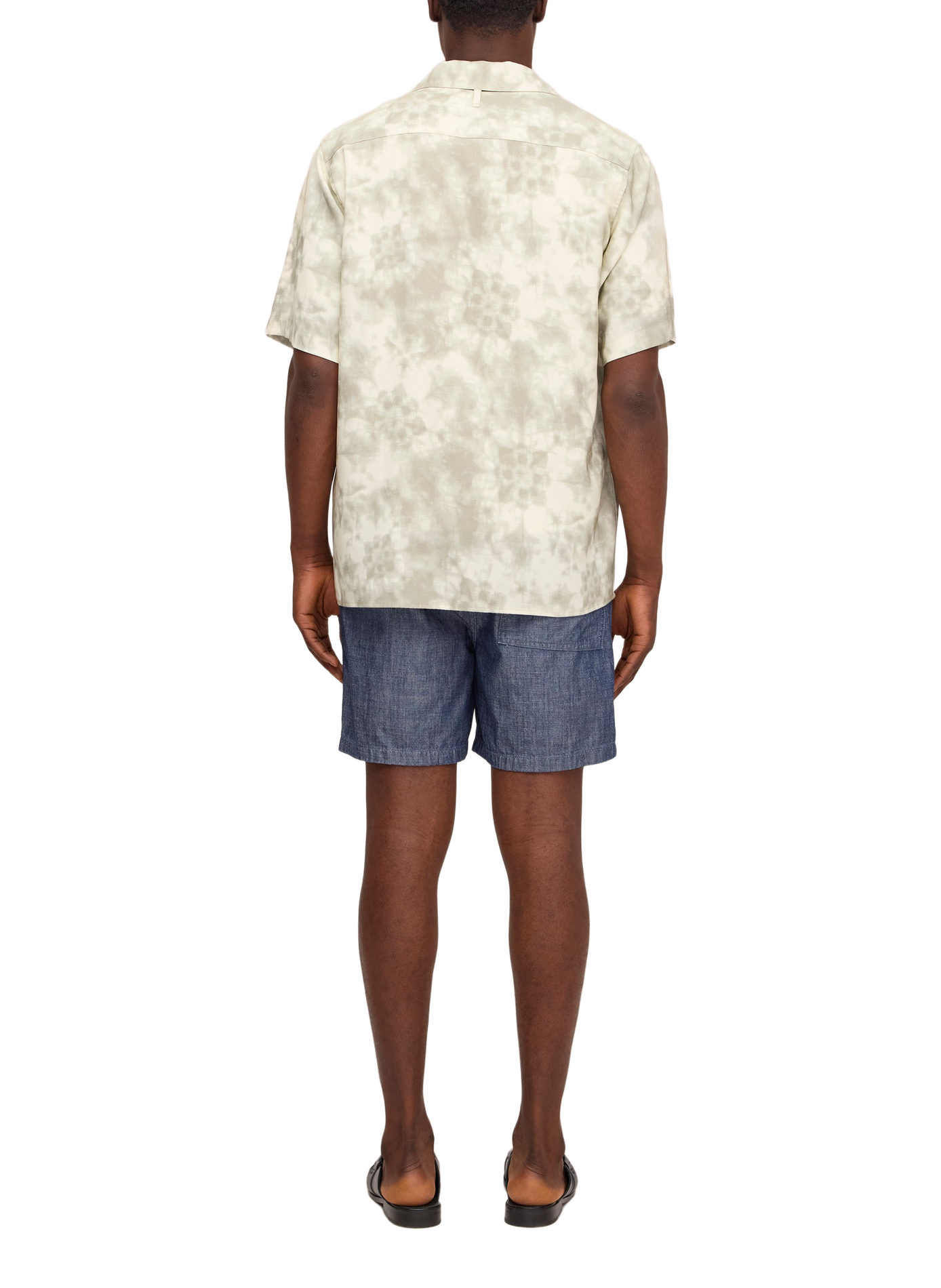 Julio printed short-sleeve cotton shirt NN.07 Green
