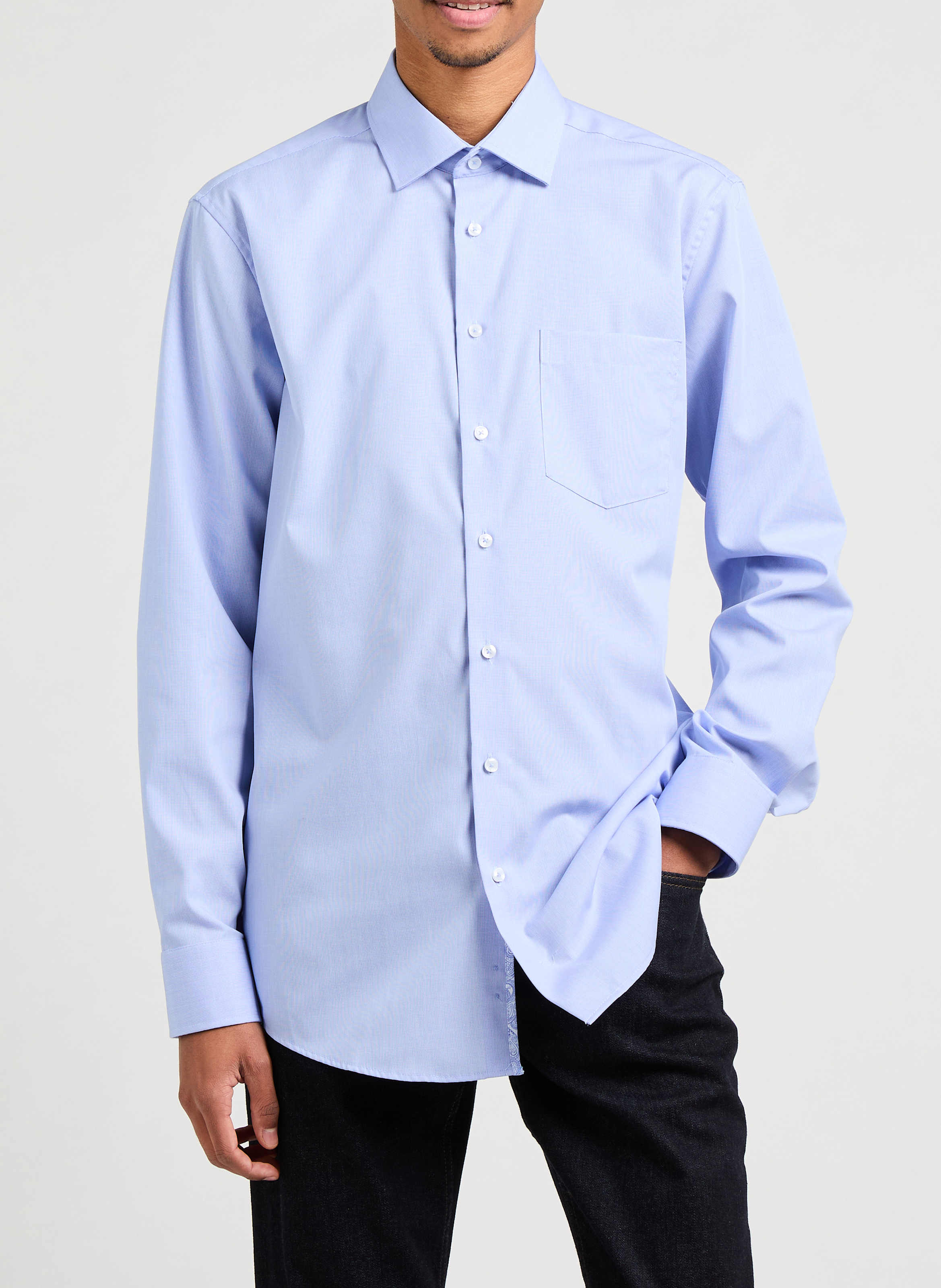 Straight cotton Shirt SEIDENSTICKER Blue