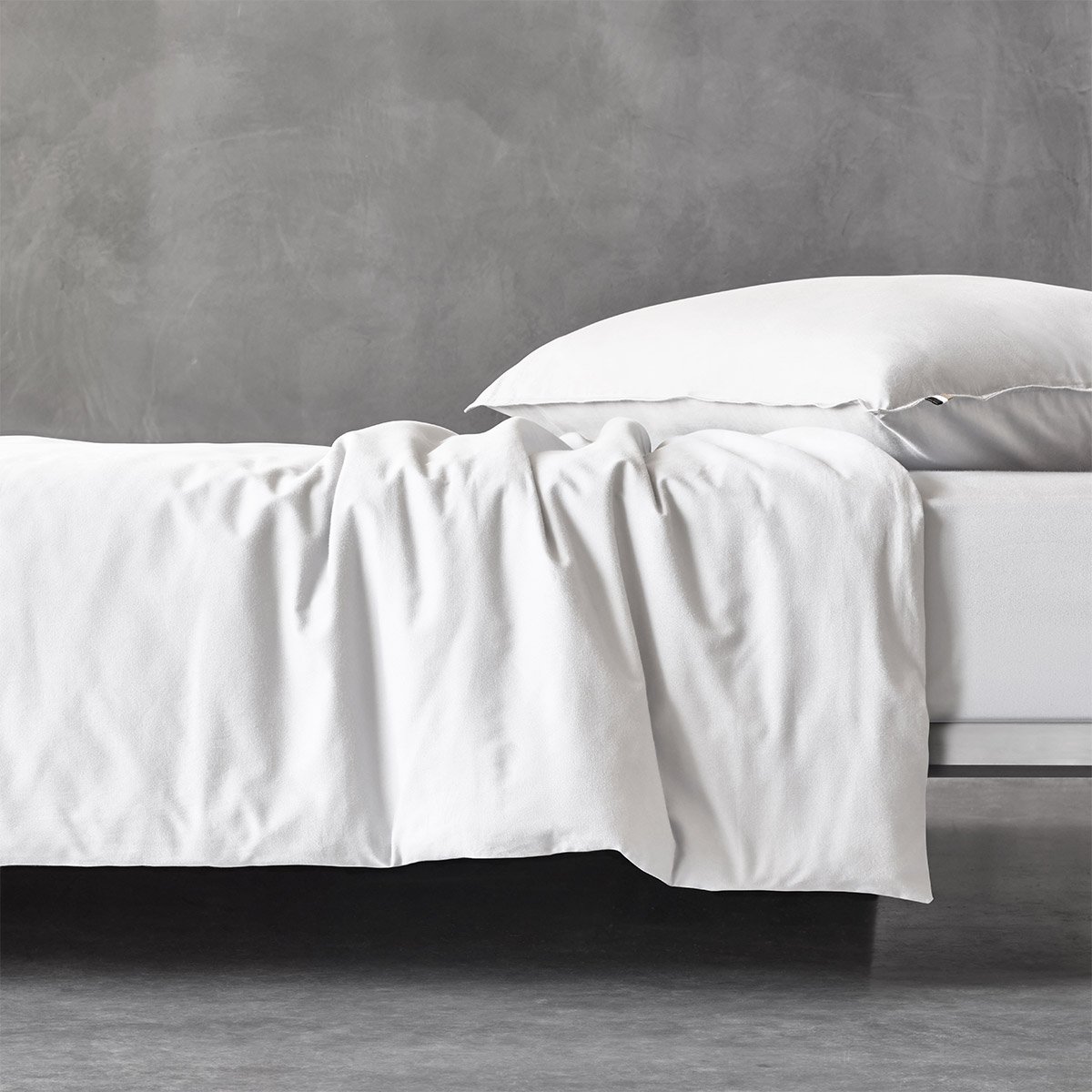 Housse de couette en coton, beboss BOSS HOME Blanc