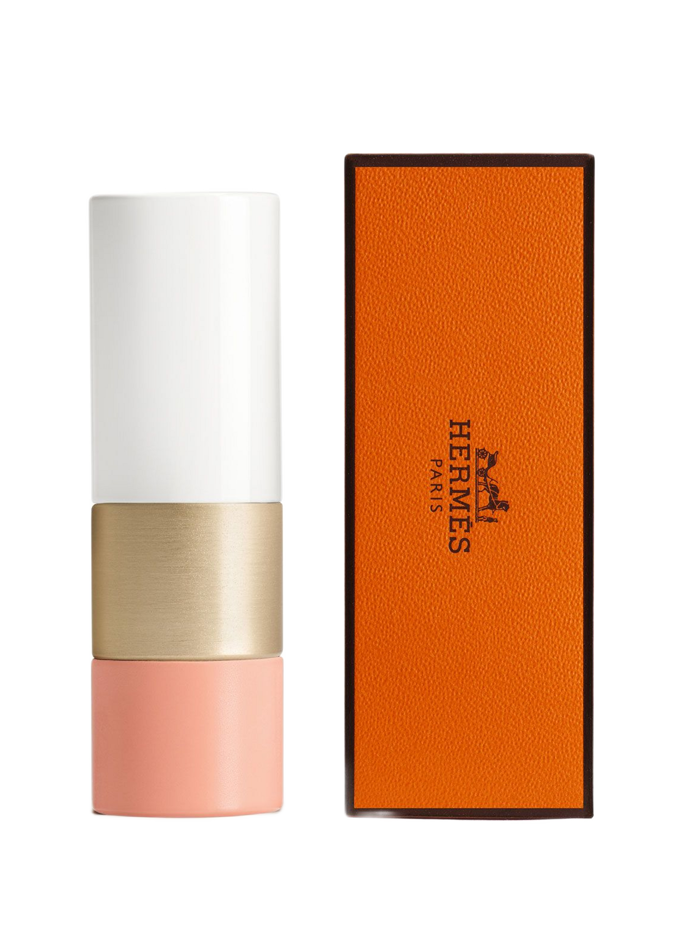 Rose Hermès, rose à lèvres embellisseur, Rose Abricoté HERMÈS Rose abricoté