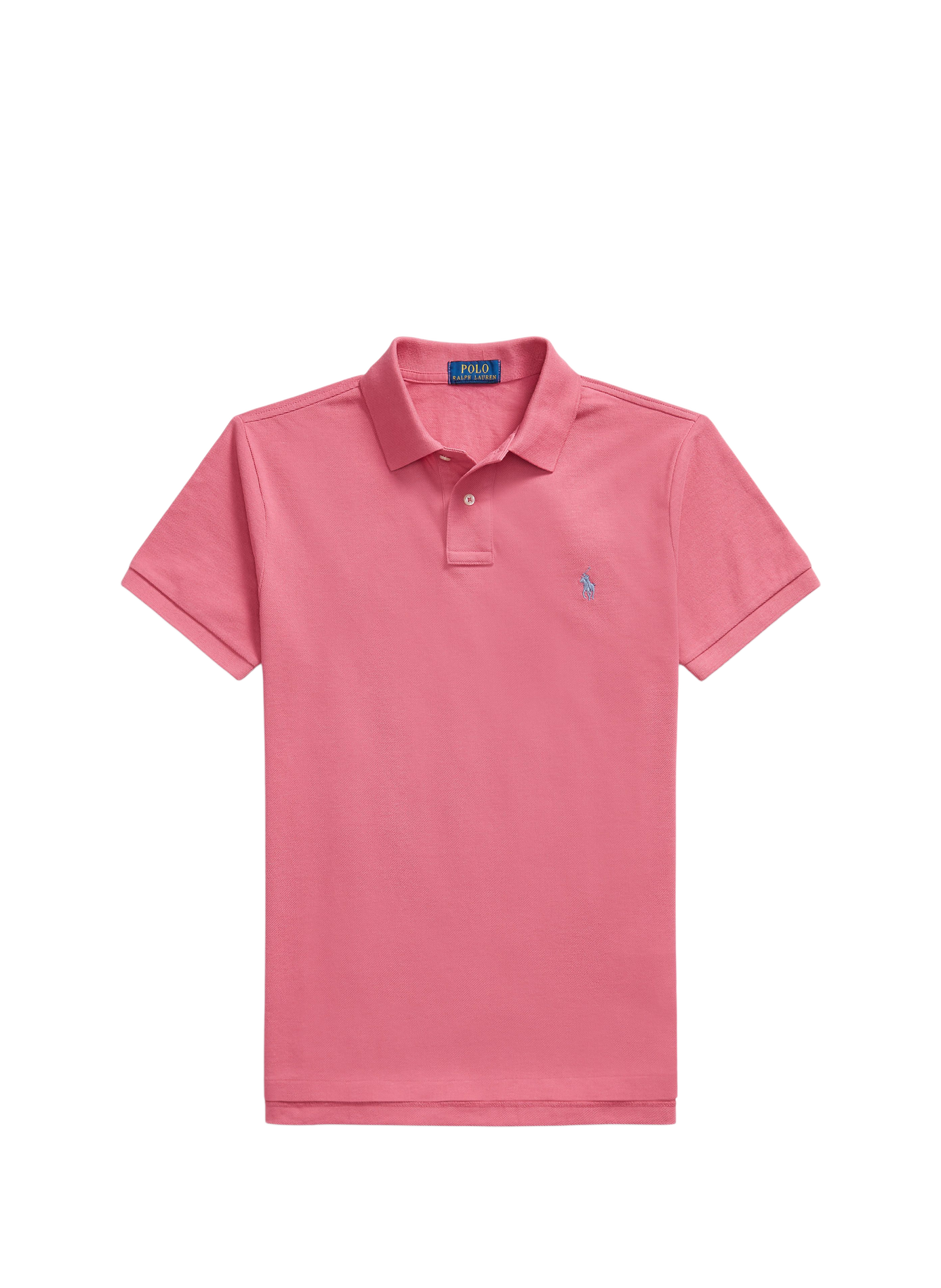 Polo droit en piqué de coton POLO RALPH LAUREN Rose