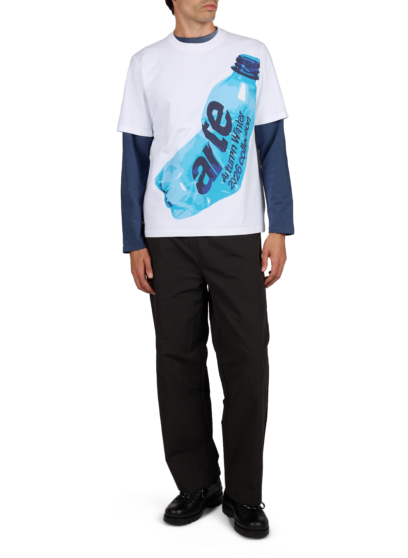 Short-sleeved printed cotton t-shirt ARTE ANTWERP White