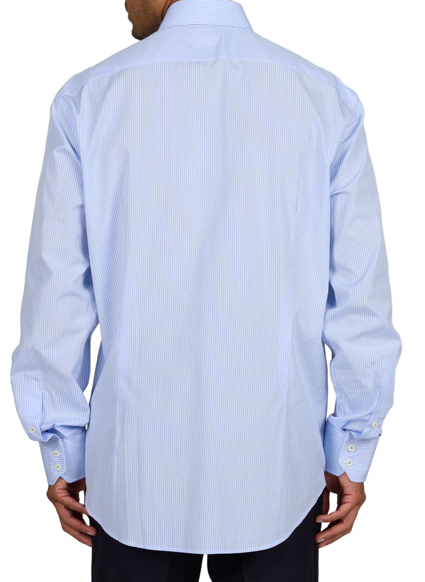 Slim-fit cotton shirt VAN LAACK Blue