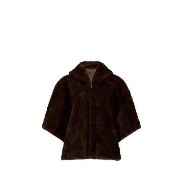 Cape Gwen effet fourrure Cape Gwen effet fourrure