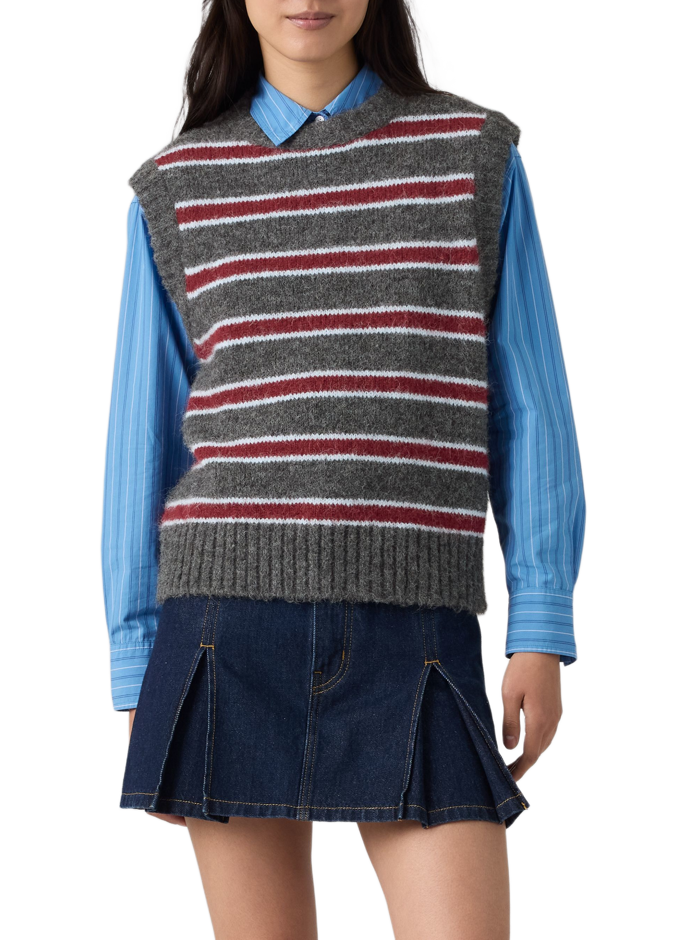 Gerader ärmelloser Pullover LEVI'S Grau