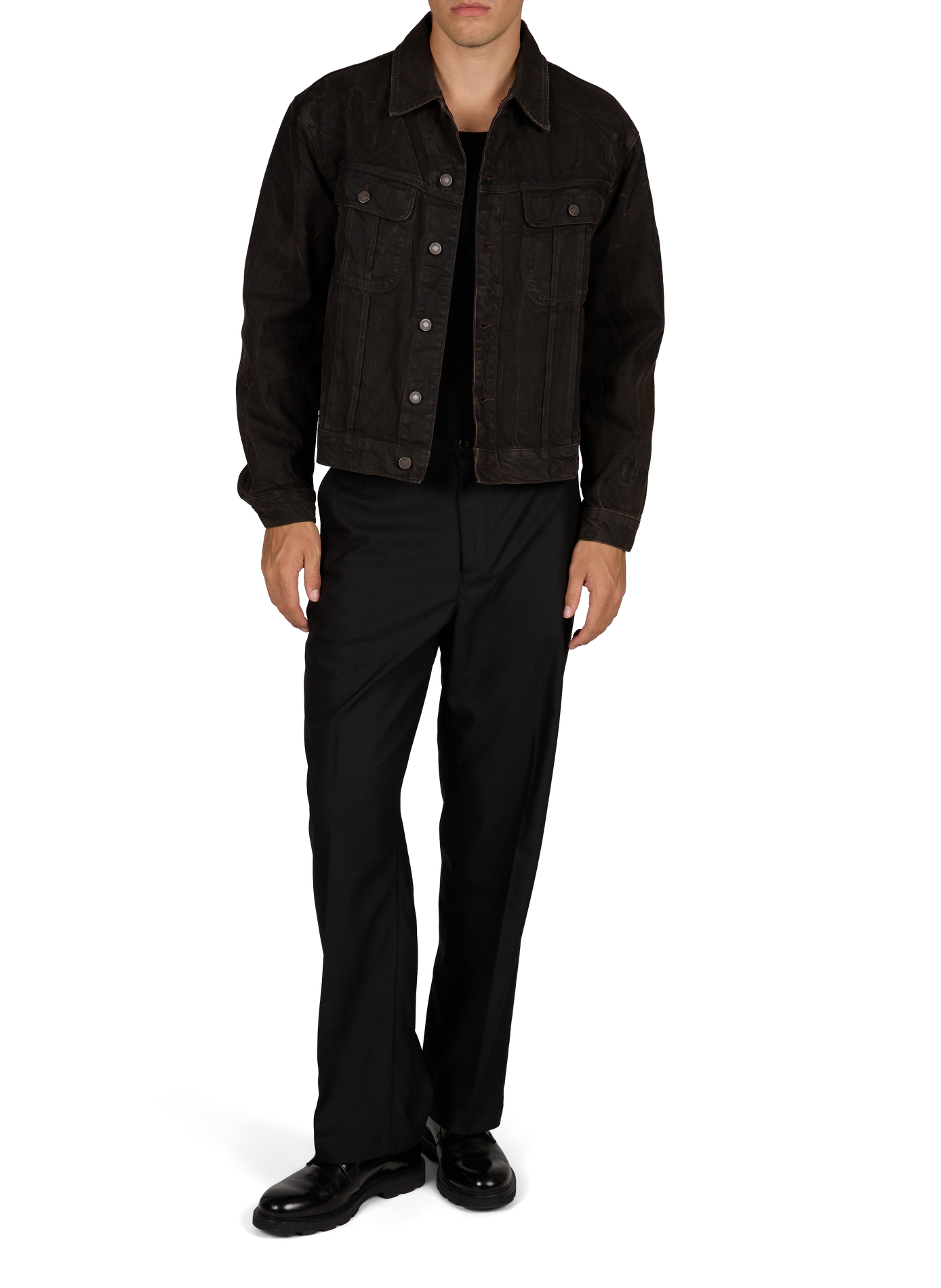 Effen broek LES DEUX Zwart