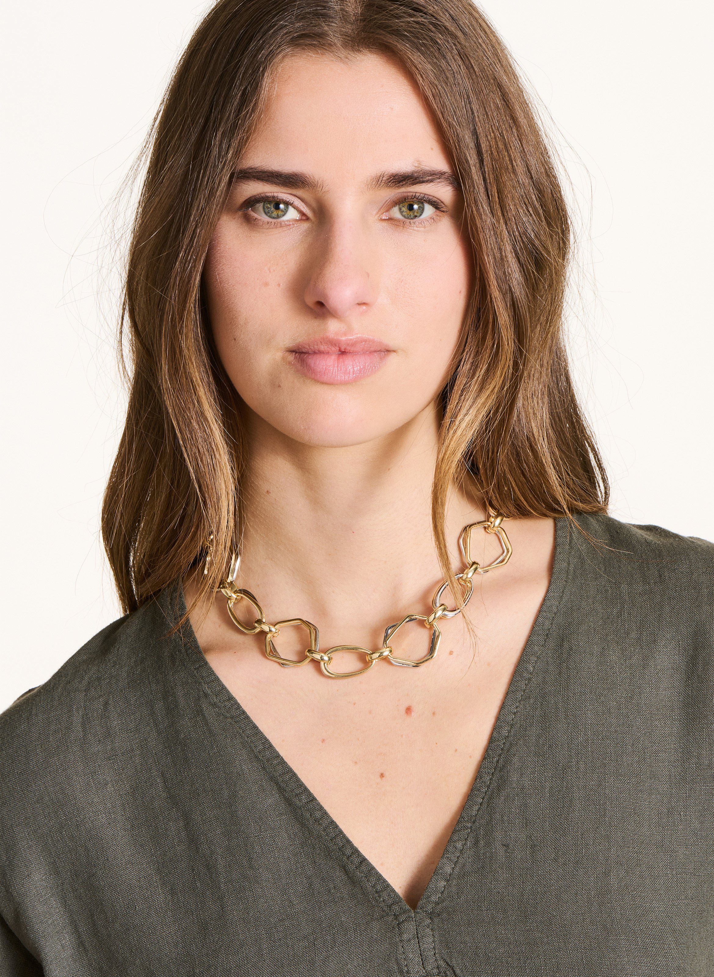 Chokerketting LA FEE MARABOUTEE Zilver