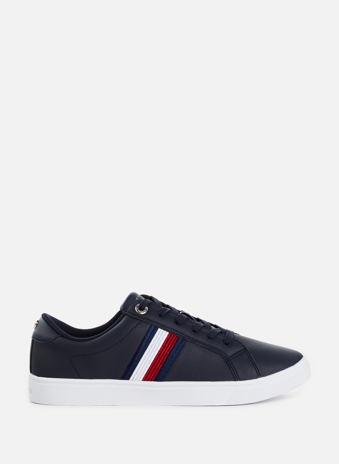 Essential mixed leather sneakers TOMMY HILFIGER