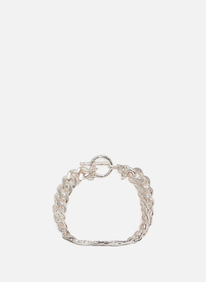 Silver bracelet PEARLS BEFORE SWINE