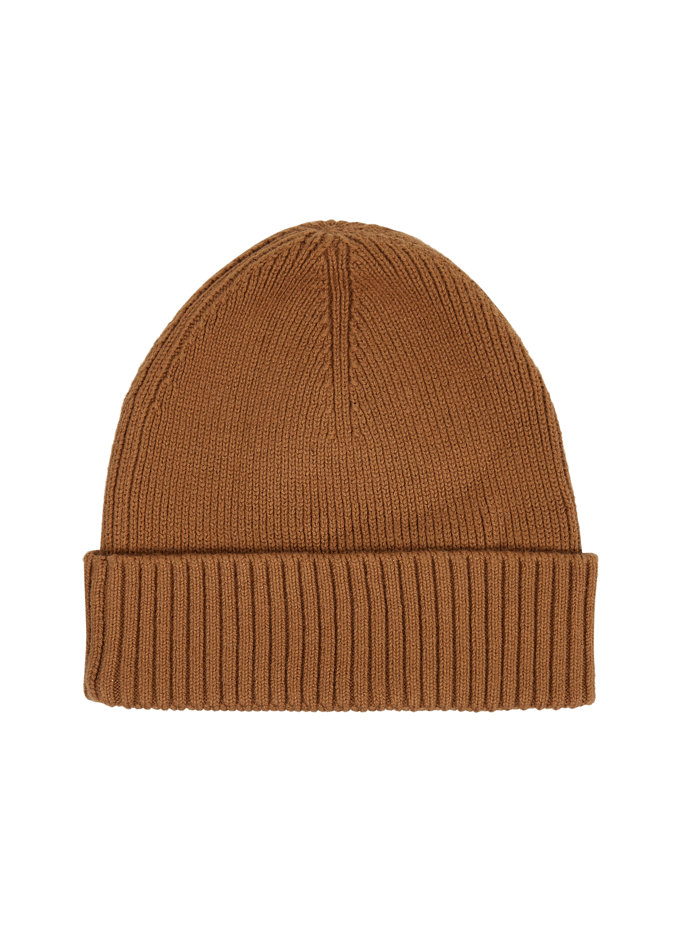 Bonnet en maille côtelée